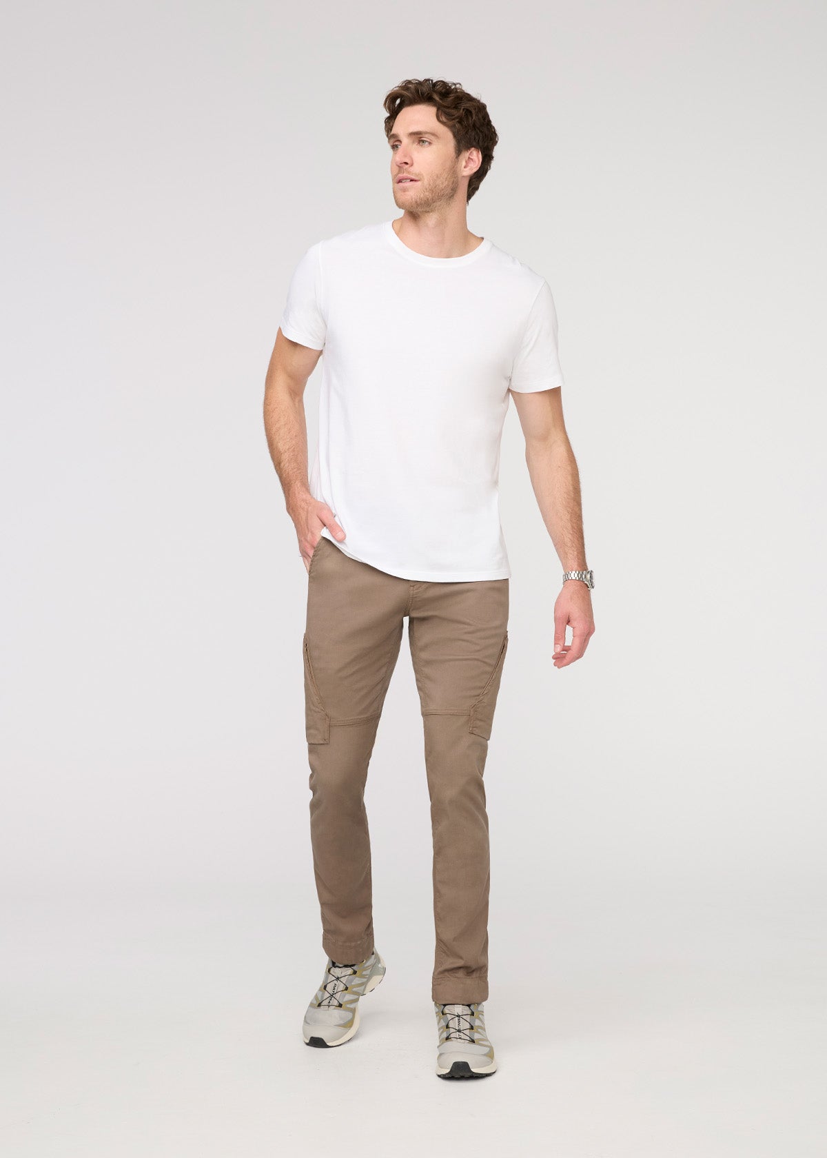 Men's Warm Sand Athletic Water Resistant Pant Full Body