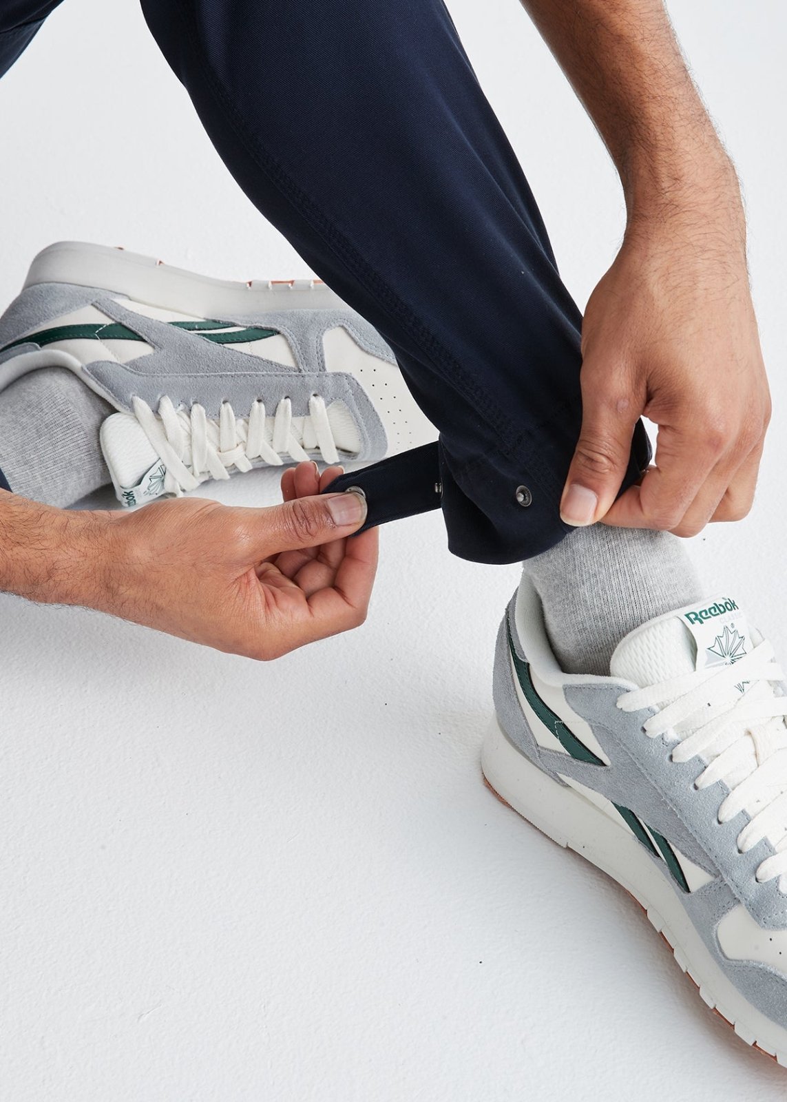 Men's Night Athletic Water Resistant Pant Ankle Detail