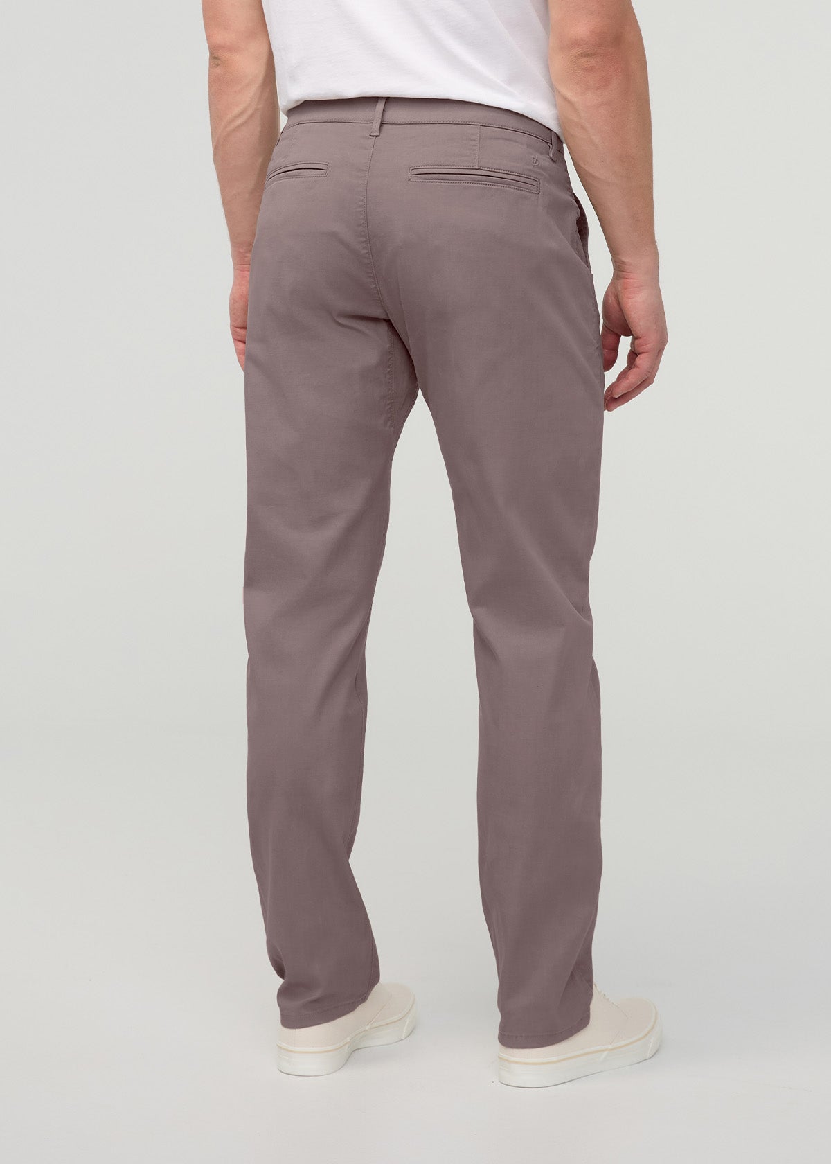 Men's Hazy Mauve Lightweight Relaxed Taper Chino Pant back