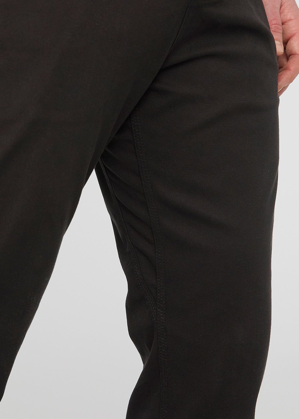 Women's High-Rise Tapered Ankle Chino Pants - A New Day™ Black XL