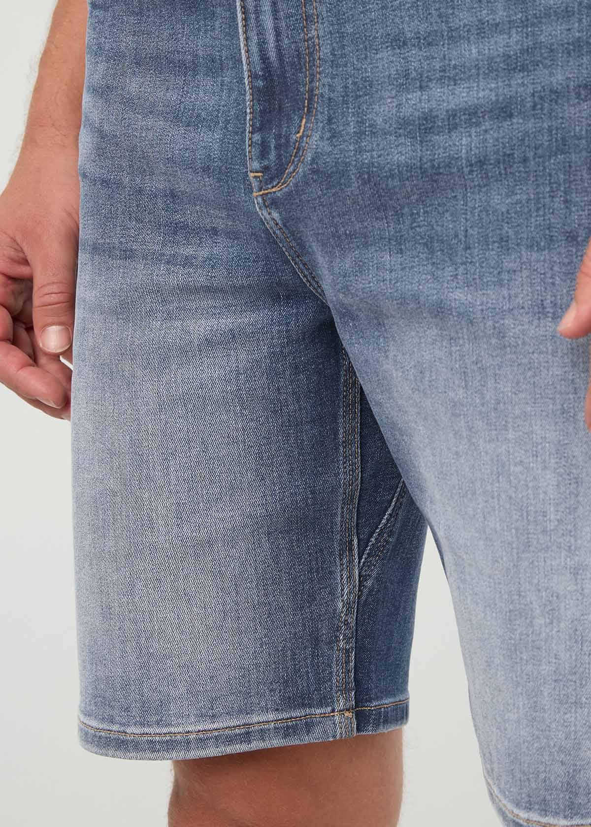 Men's Performance Denim+ Relaxed Short Vintage Indigo gusset