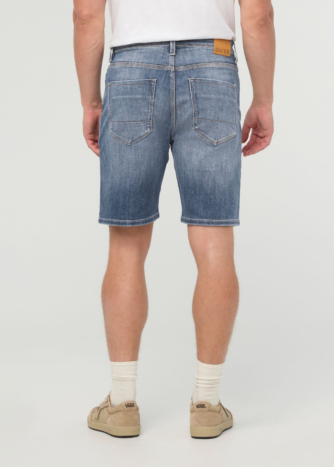 Men's Performance Denim+ Relaxed Short Vintage Indigo back