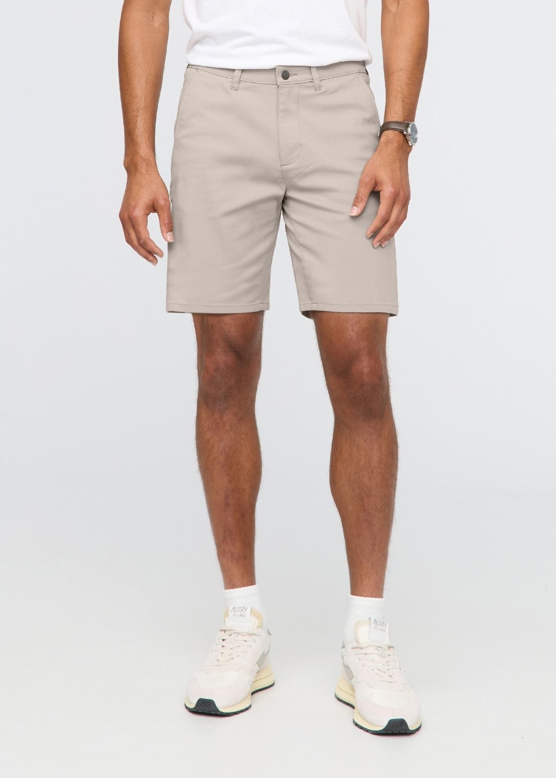 mens stone golf short front