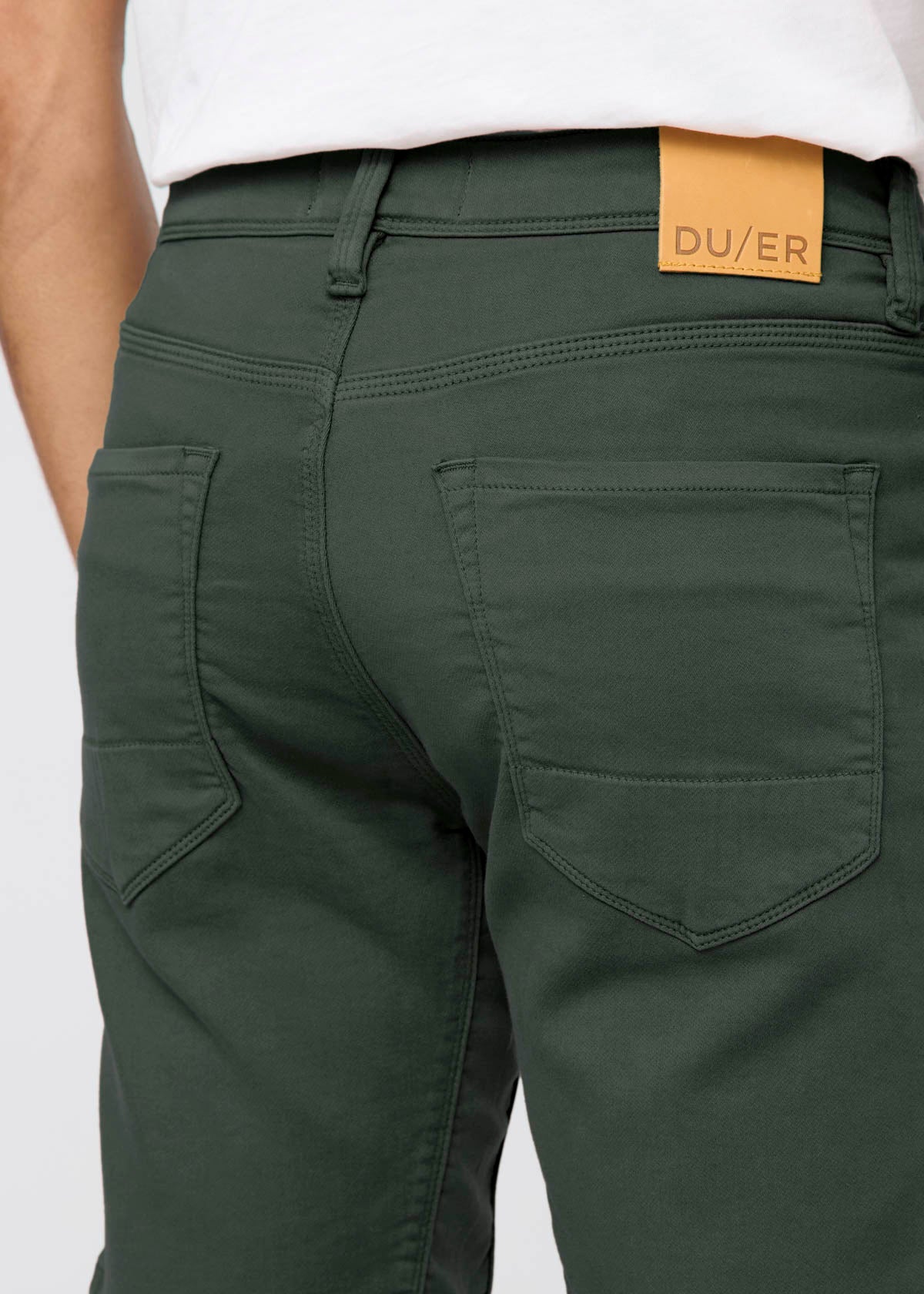 mens peat slim fit performance shorts back waistband