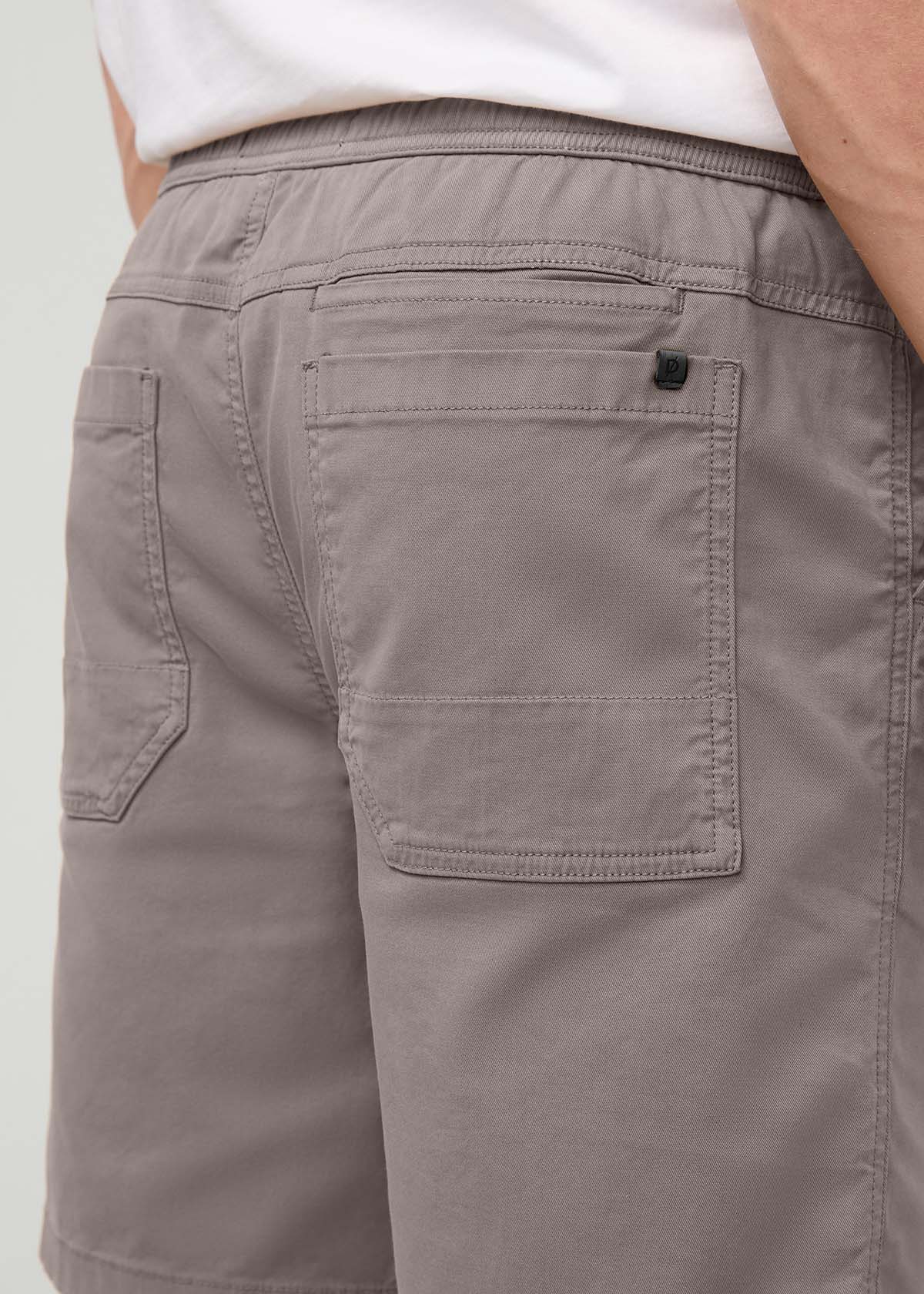 Men’s Stone Stretch Travel Shorts back pocket