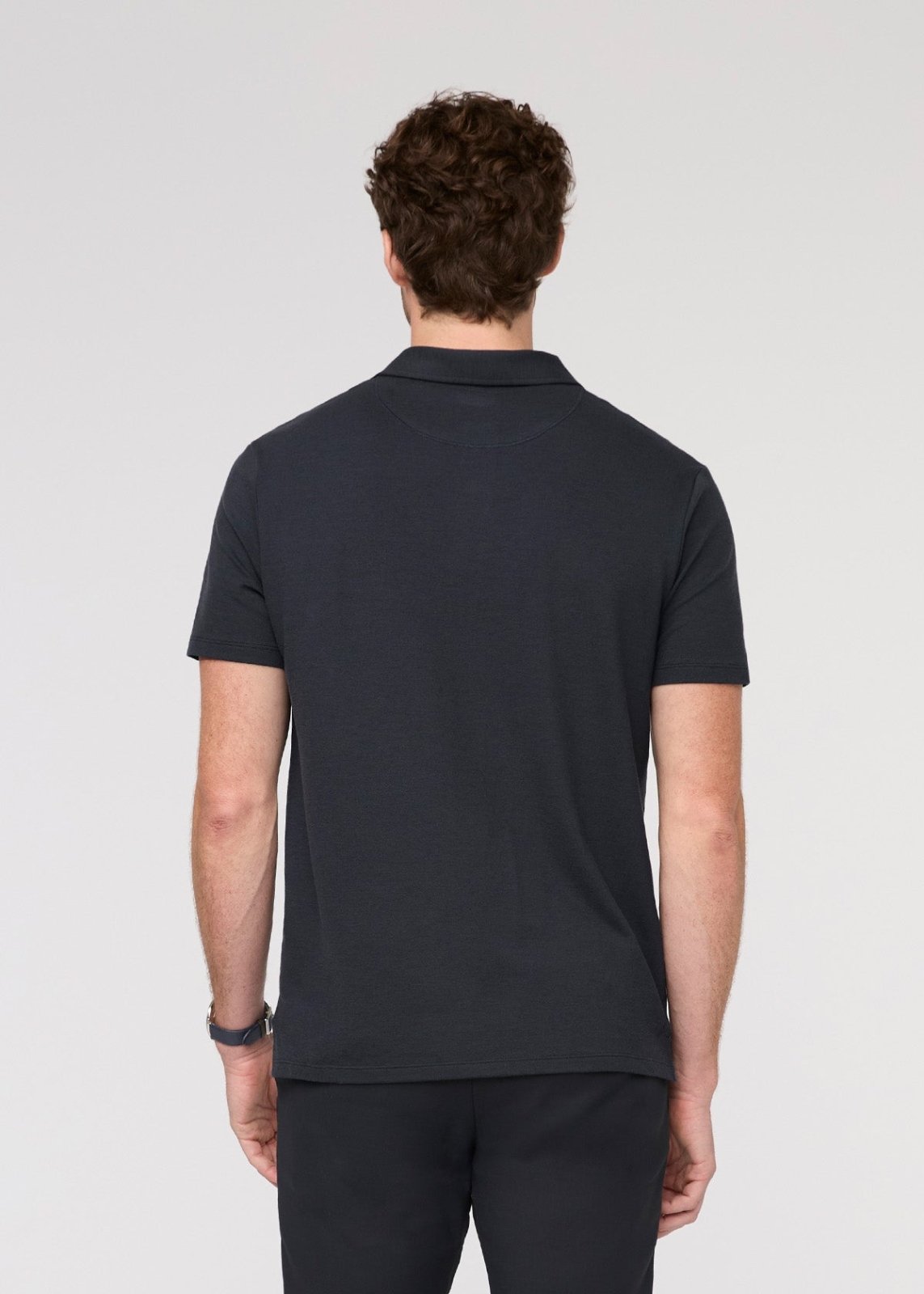 Men's Breathable Navy Polo