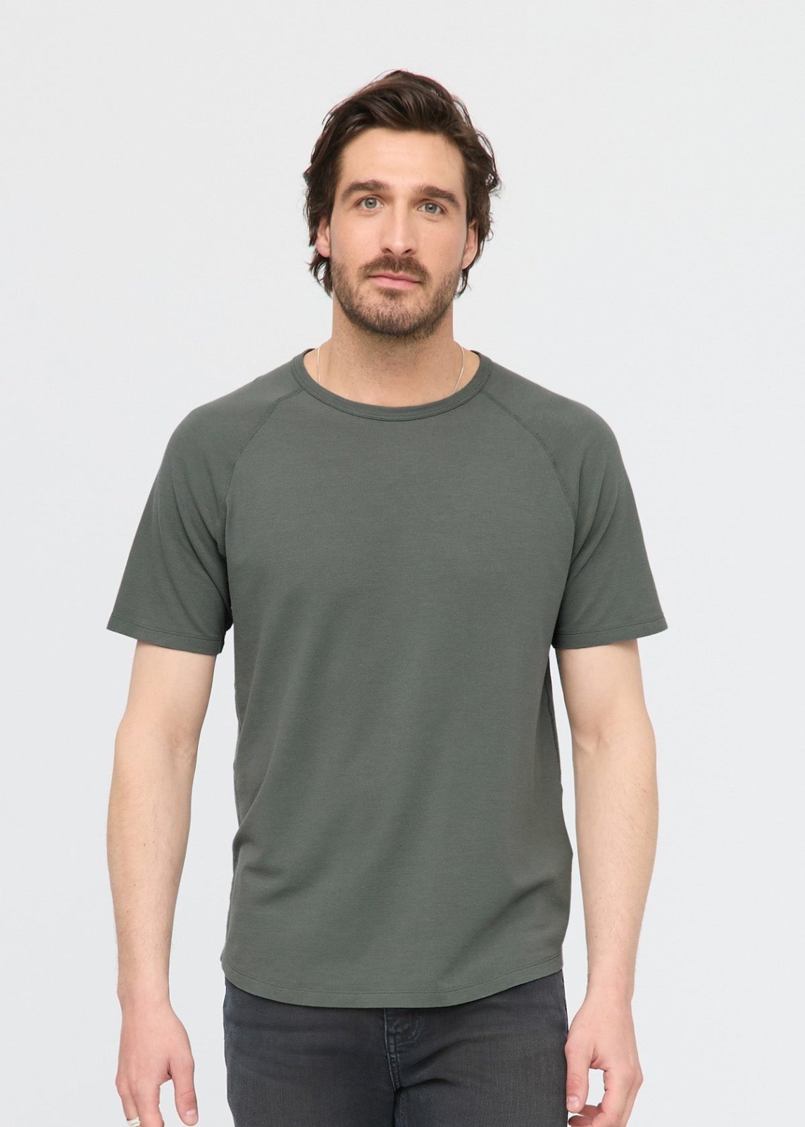 mens breathable thyme t-shirt front