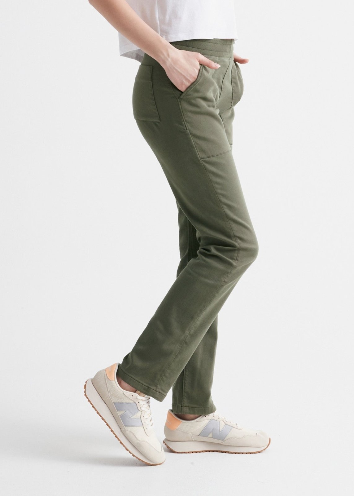 Women's Green Sweatpant Side