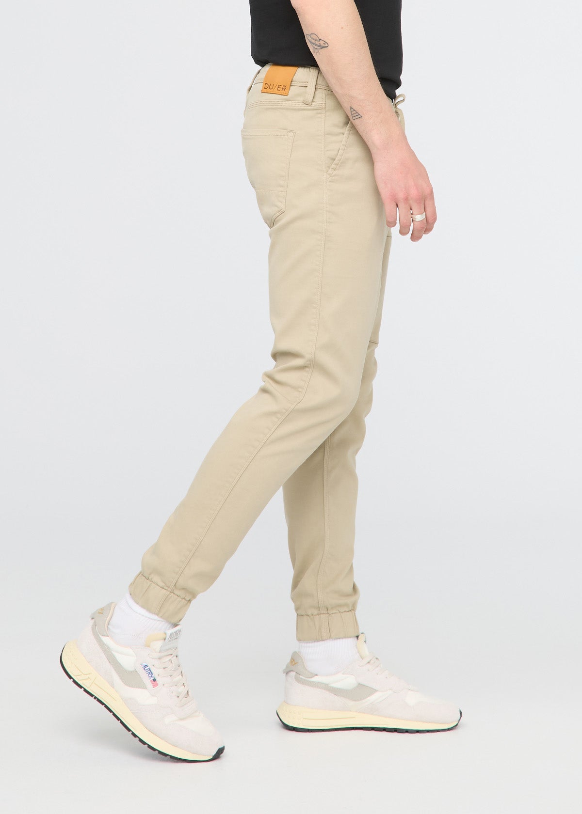 mens off-white athletic jogger side