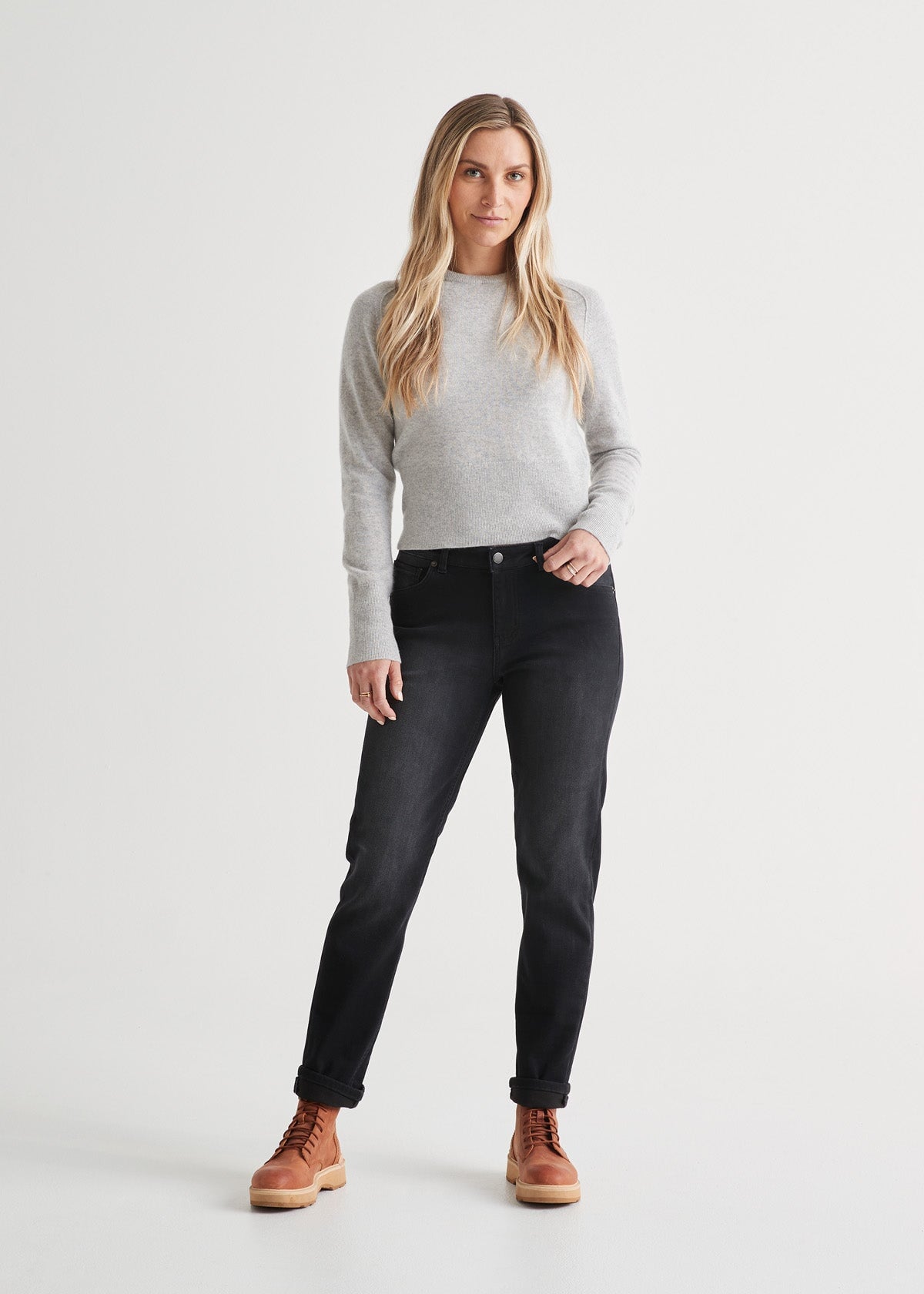 Women's True Shape Jeans, Classic Fit Straight-Leg Fleece-Lined