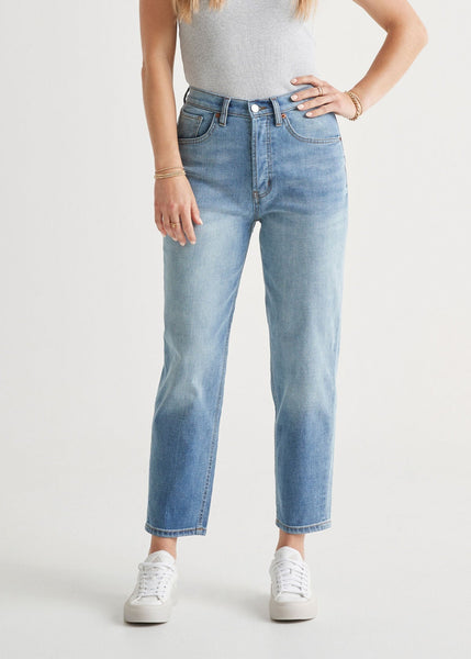 Midweight Denim High Rise Arc (Button Fly) - Vintage Tint