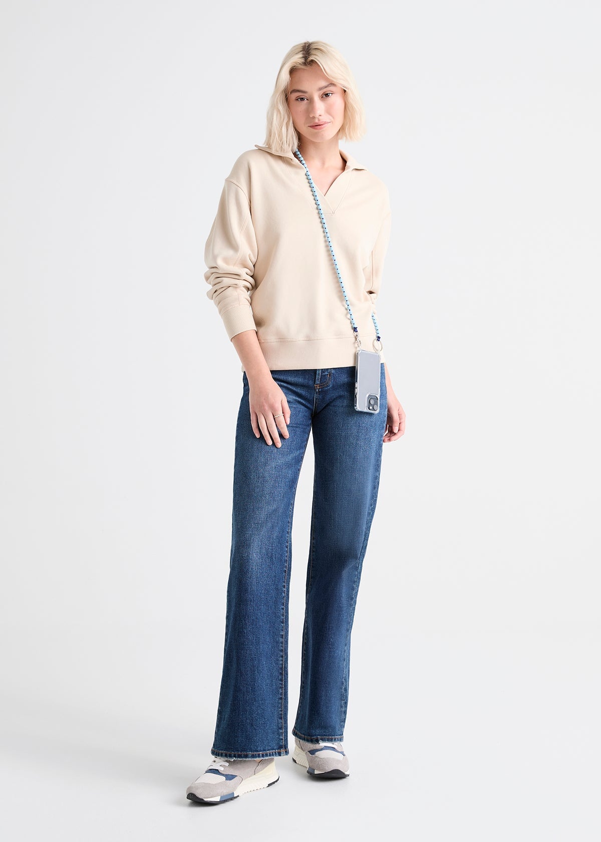 FRAME + NET SUSTAIN Le Jane high-rise wide-leg jeans