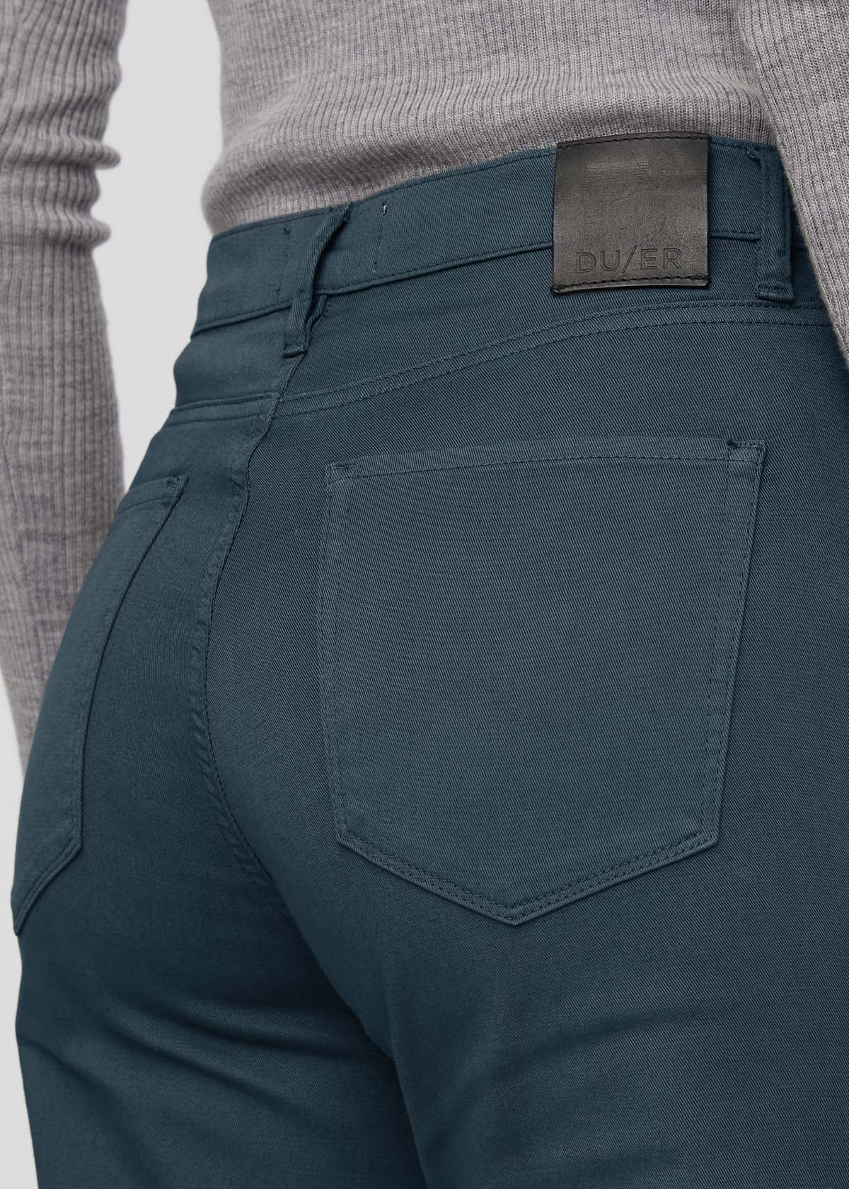 Women's High Rise Sail Wide Leg Pant Back Detail