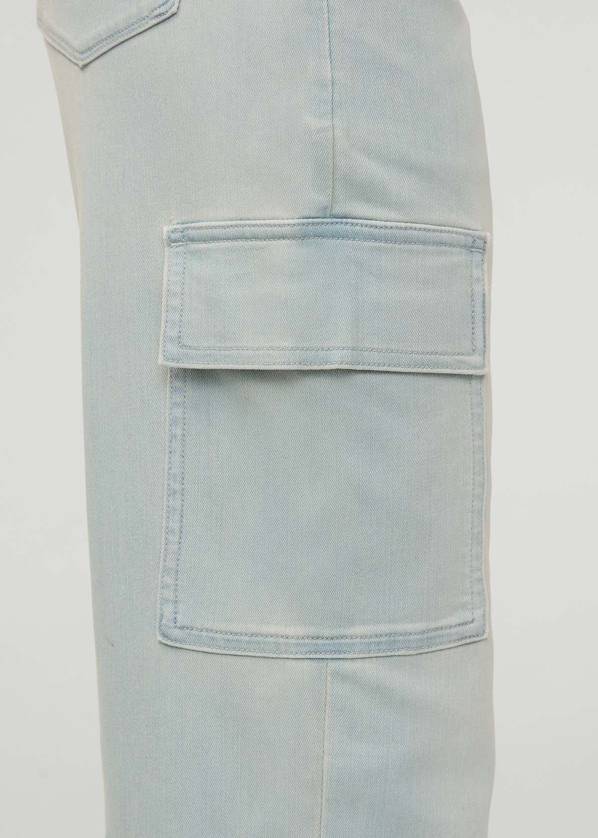 Women's Pallisade Performance Denim Lite High Rise Cargo side pocket