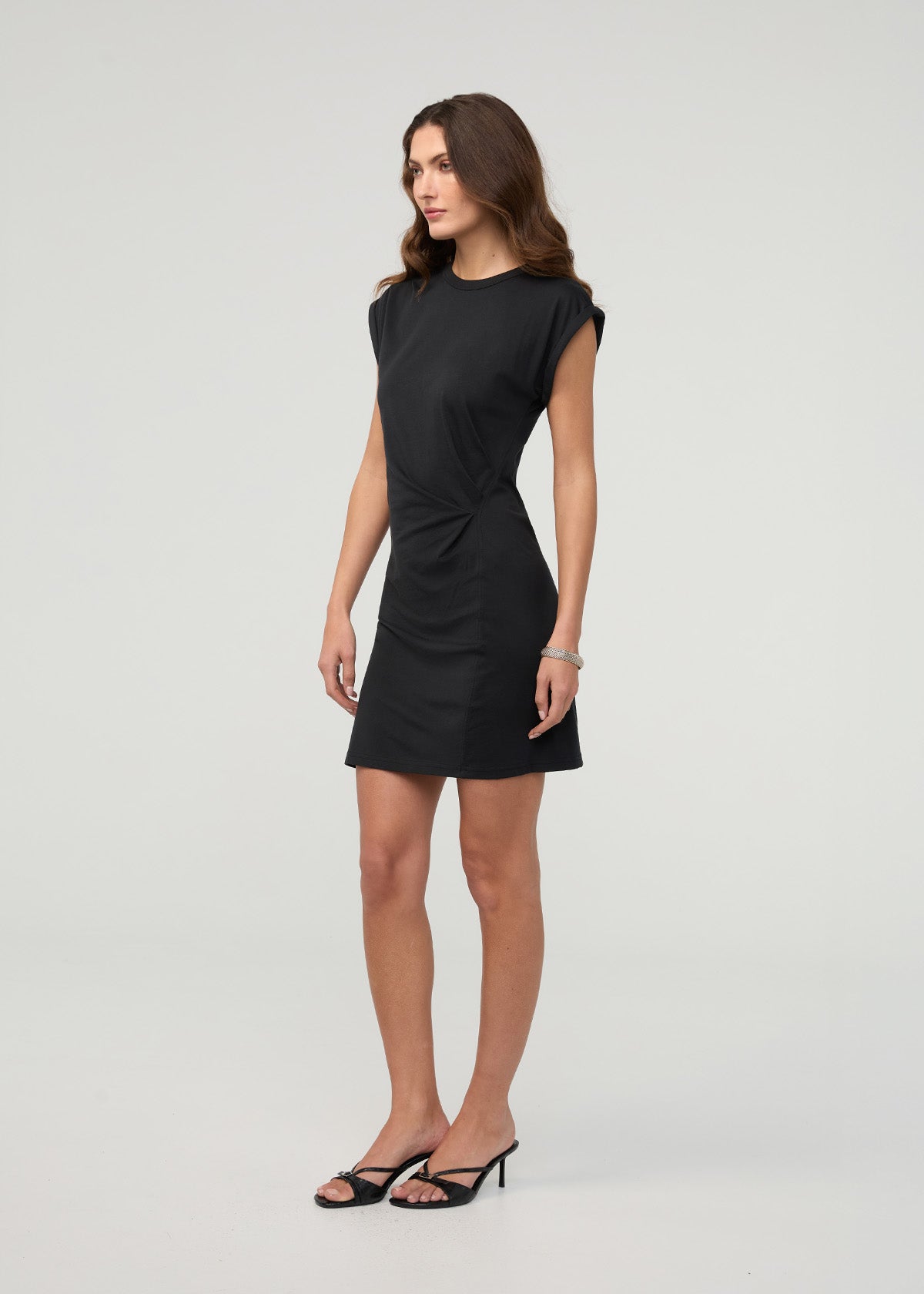 Women's Black Easy Dress full body