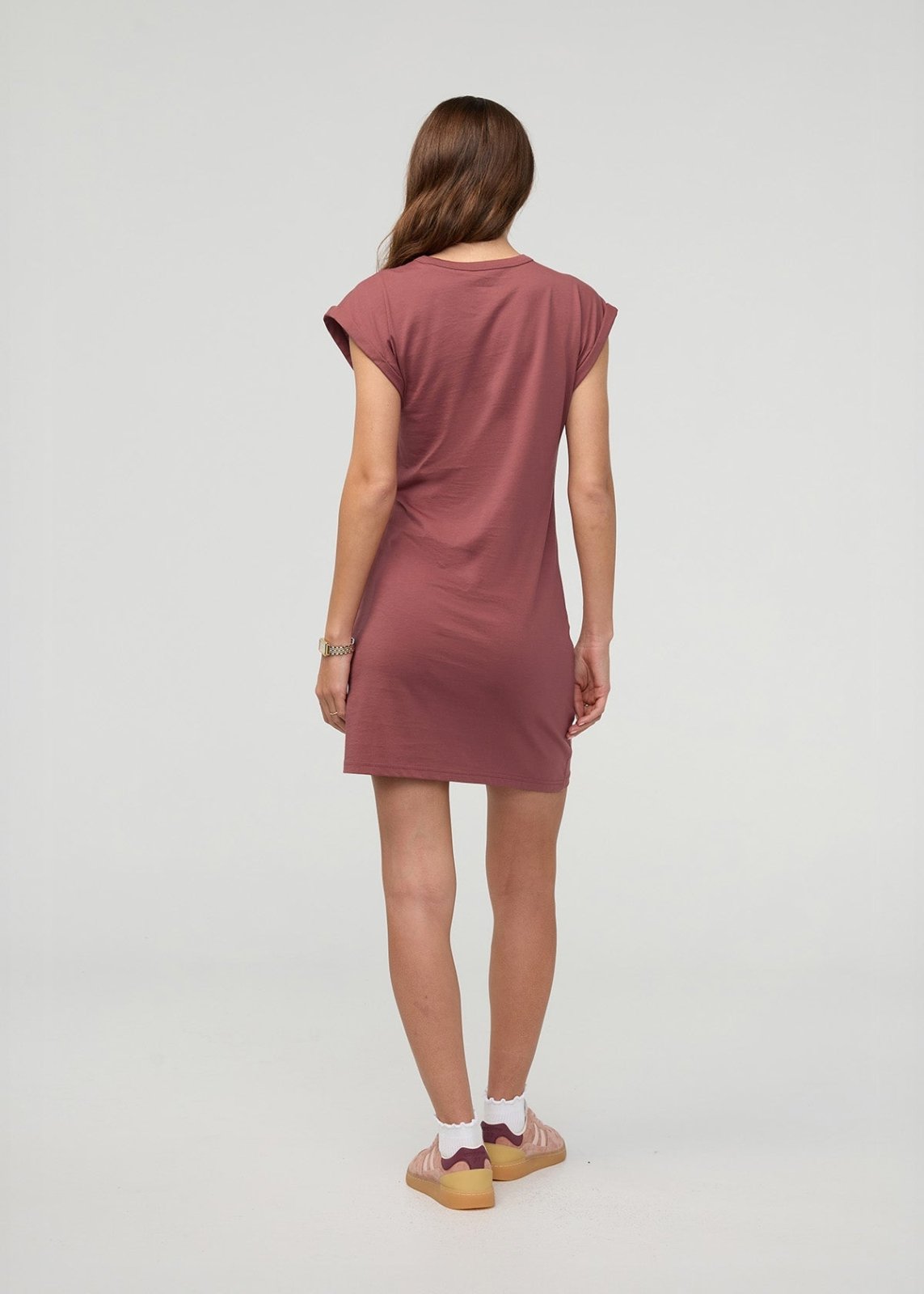 Women's Red Clay Easy Dress back