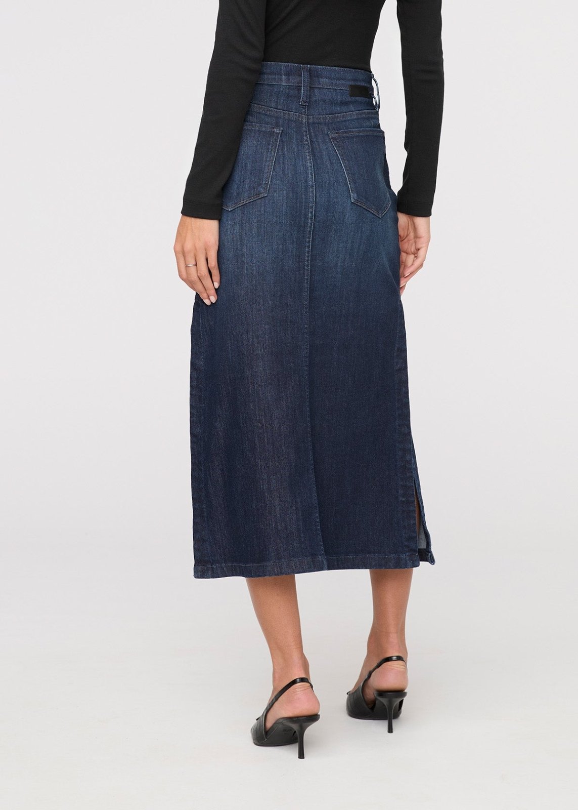 Women's Denim Slit Skirt