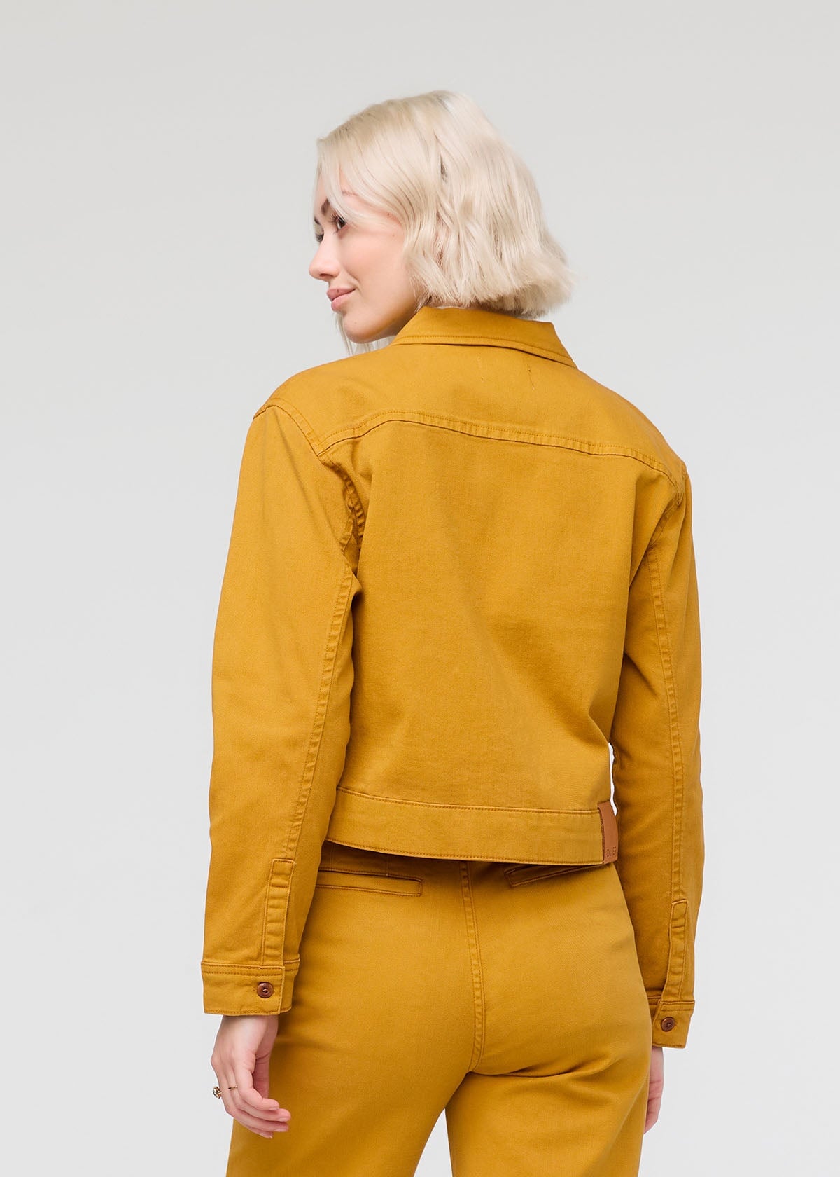 Front Pocket Corduroy Jacket | Denim jacket outfit, Jacket outfits, Denim  jacket women