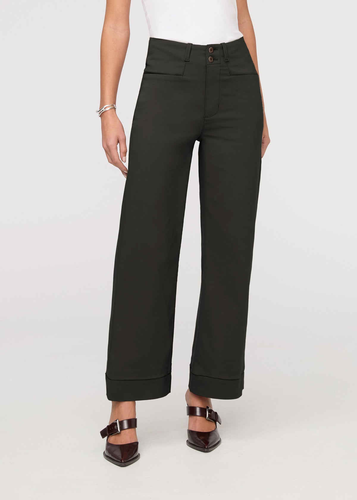 Women's Evergreen High Rise Wide-Leg Trouser