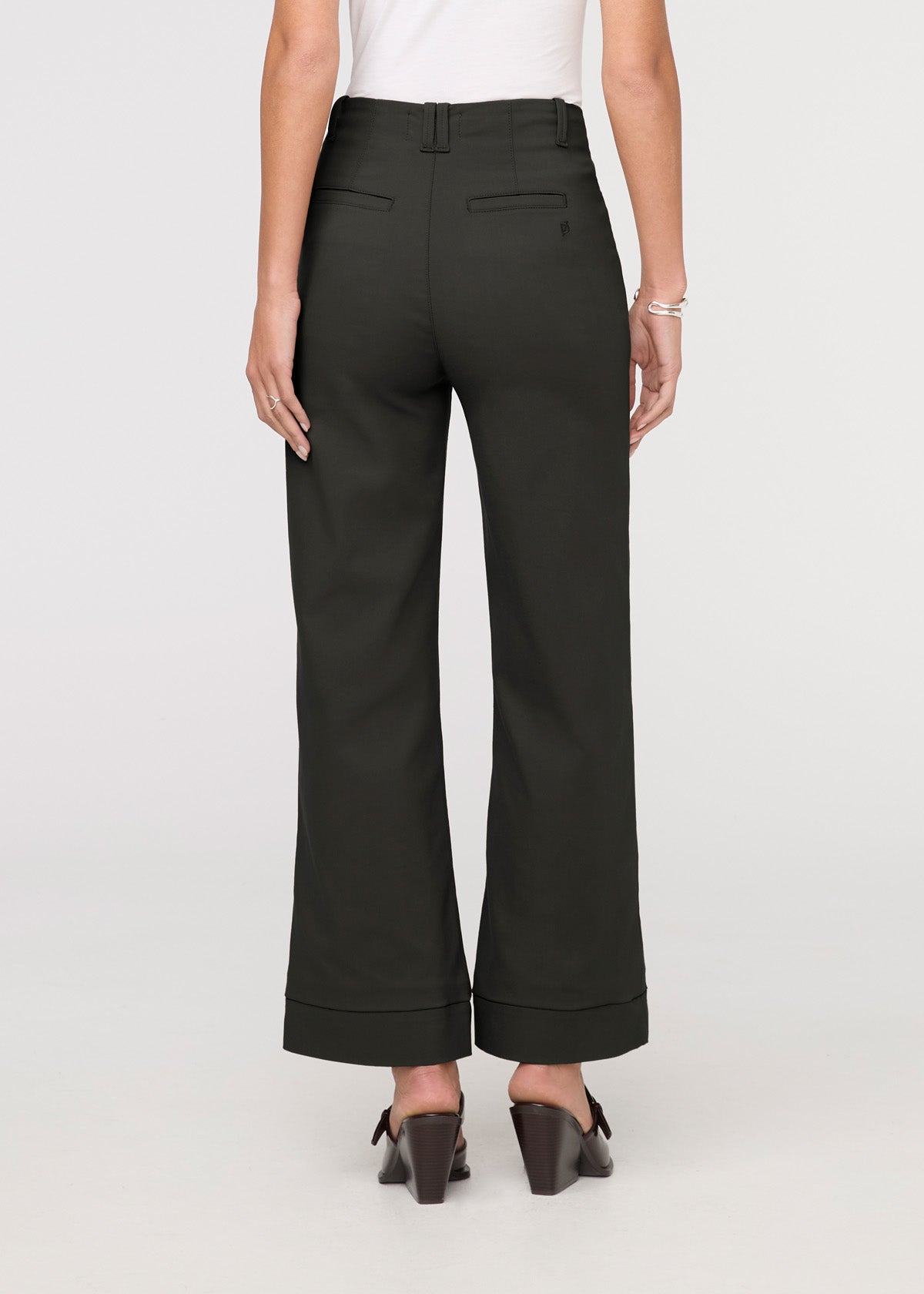 Women's Evergreen High Rise Wide-Leg Trouser back