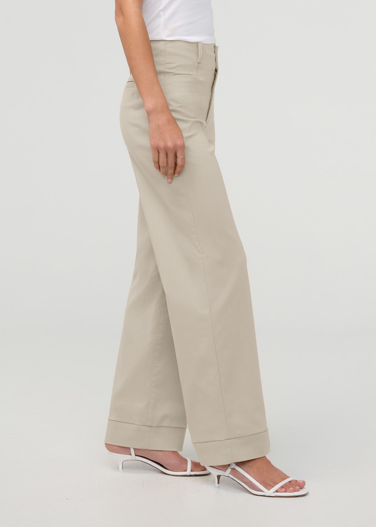 NuStretch High Rise Trouser - Sandstone