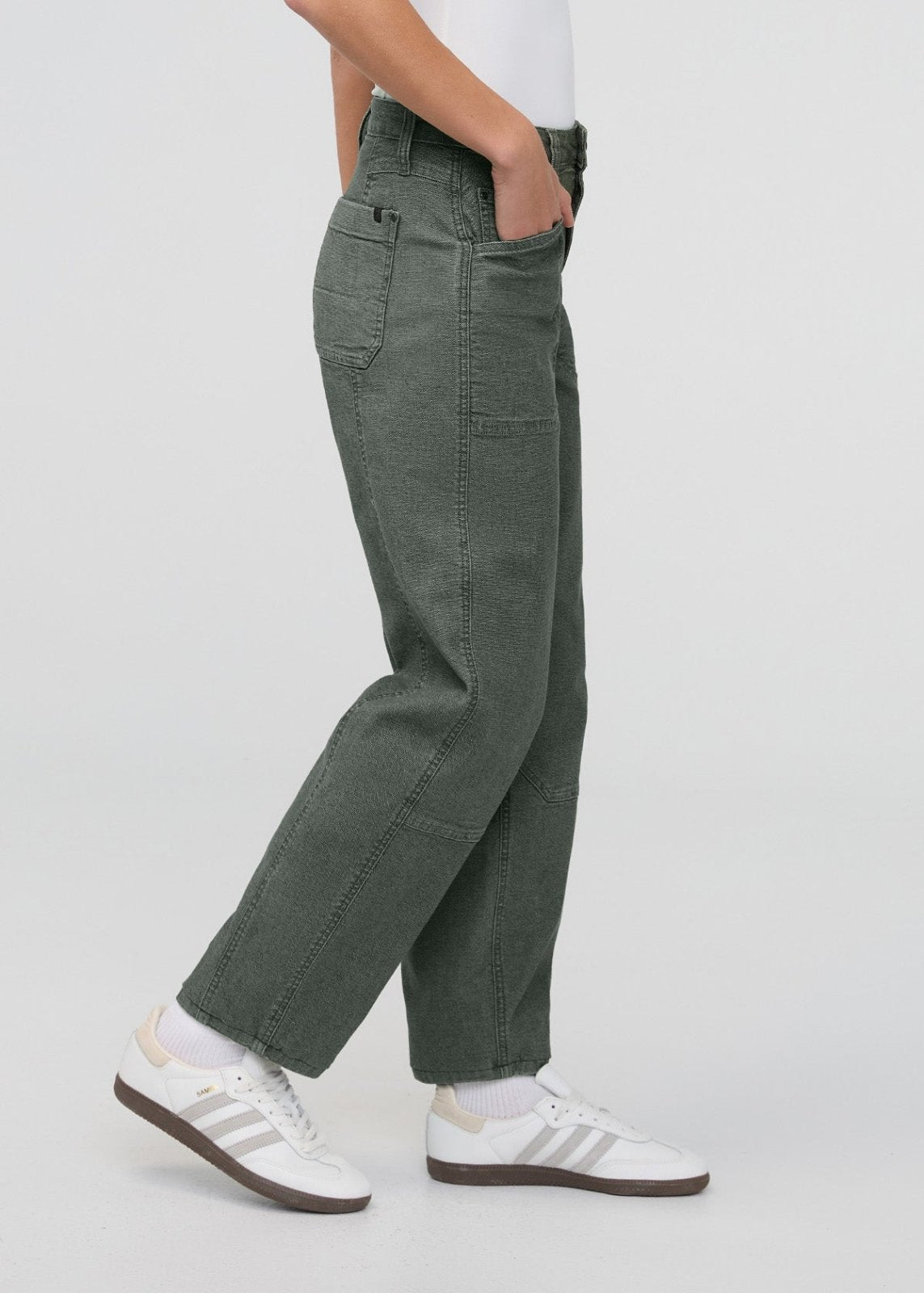 Women's Black Spruce Stretch Canvas Utility Pants side