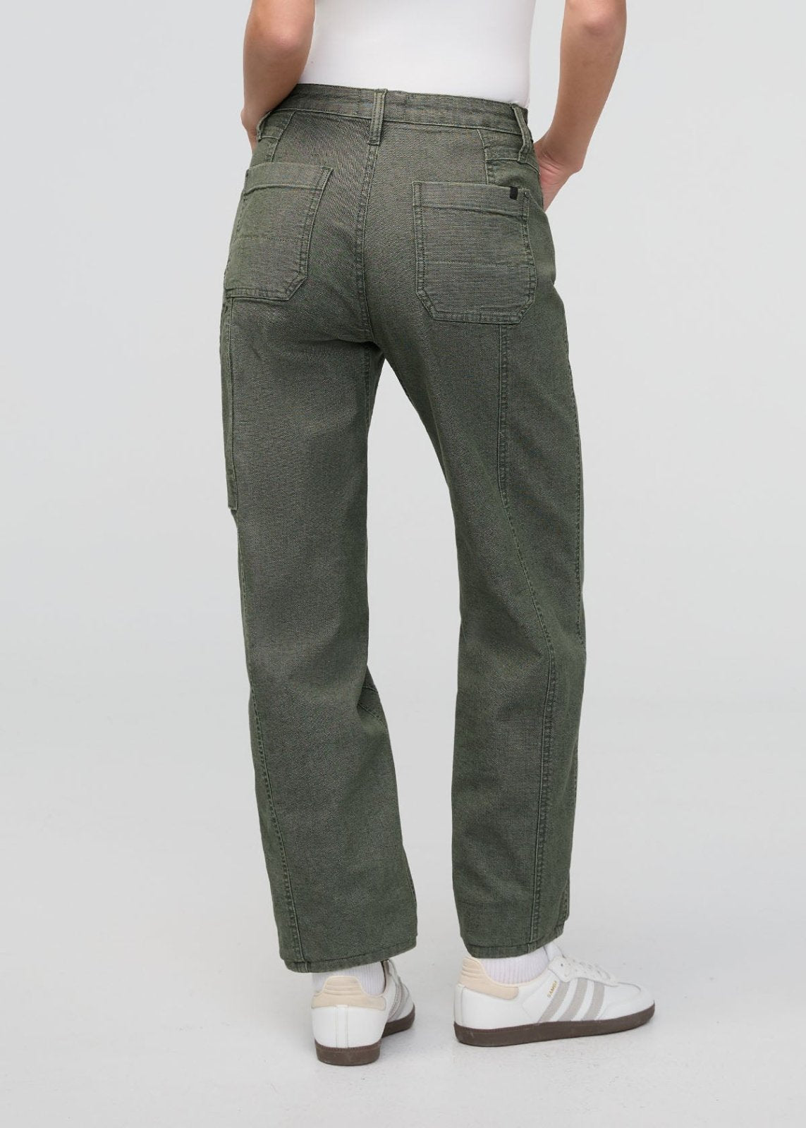 Women's Black Spruce Stretch Canvas  Utility Pants back