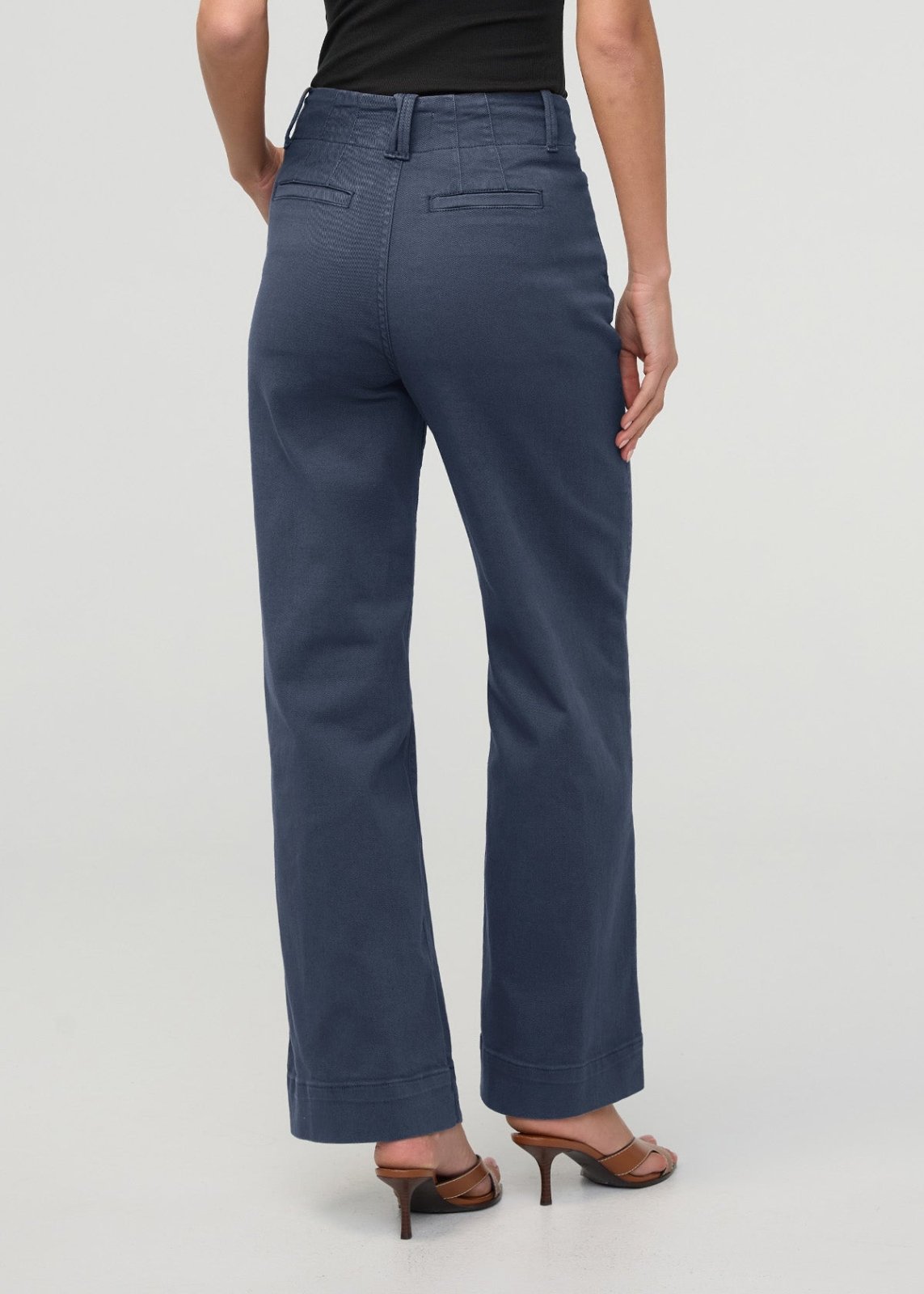 Women's Heritage Blue High Rise Trouser Back