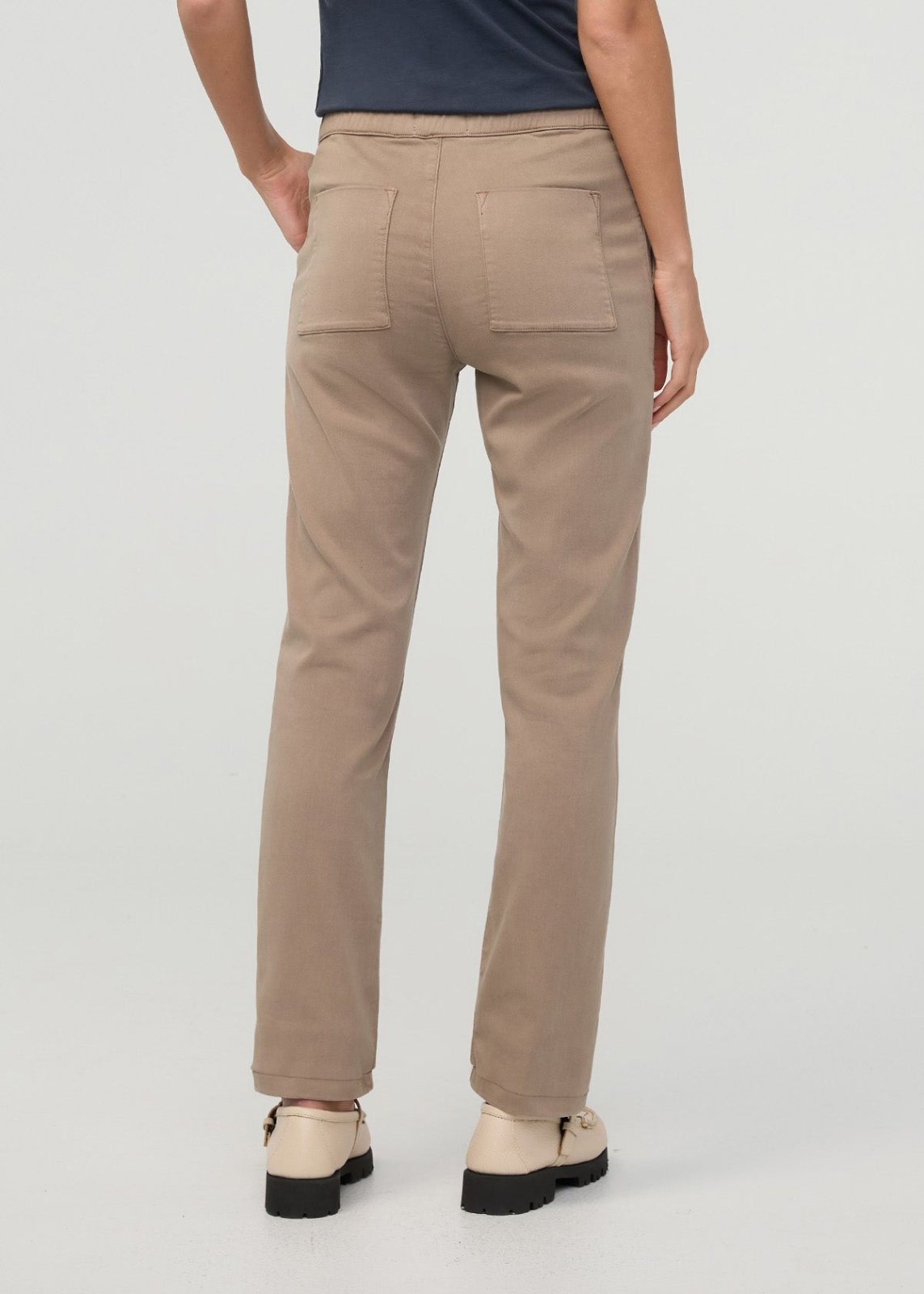 Women's Desert Tan Harbour Sweatpants Back