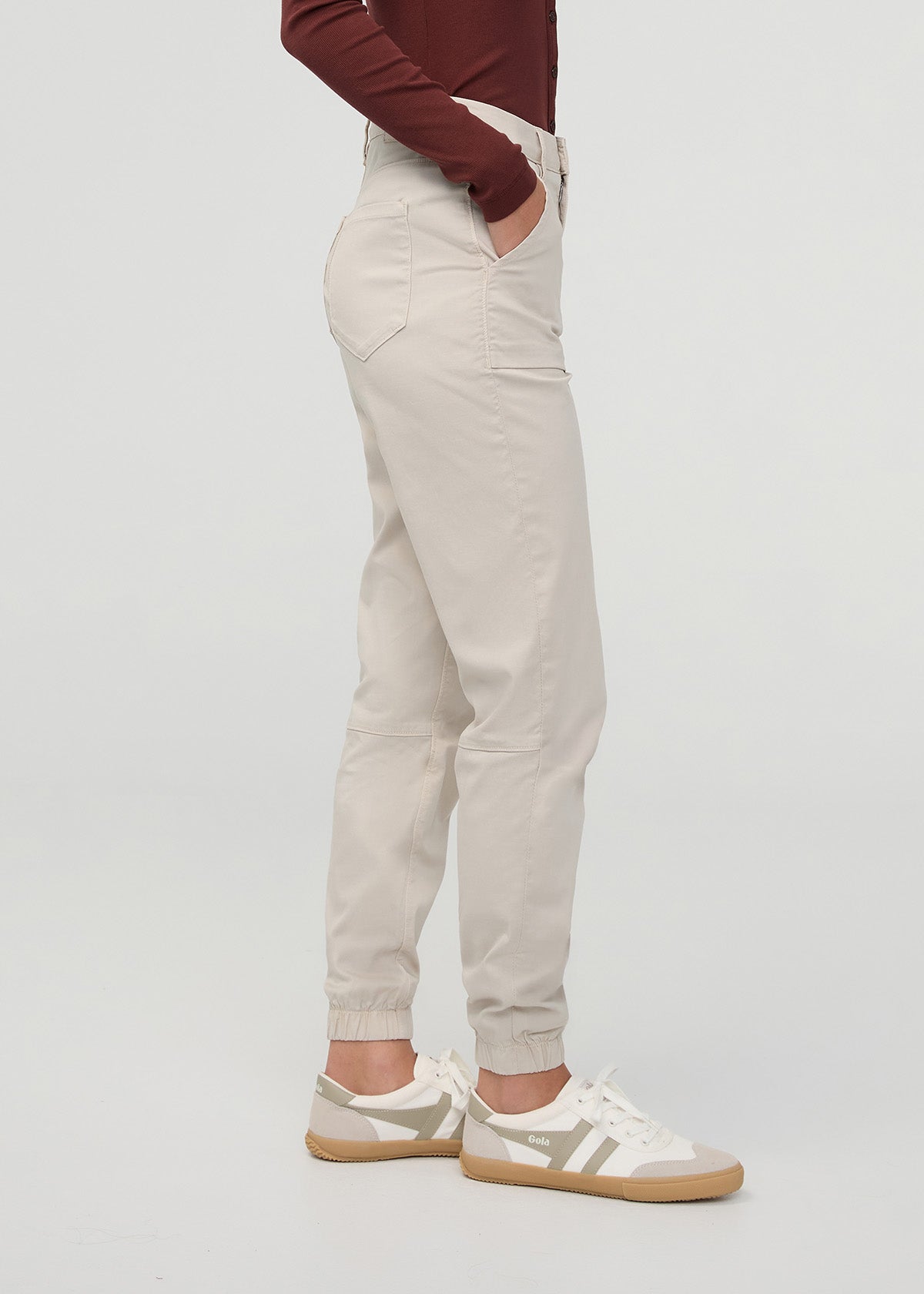 Women's Live Lite High Rise Sandstone Jogger Side