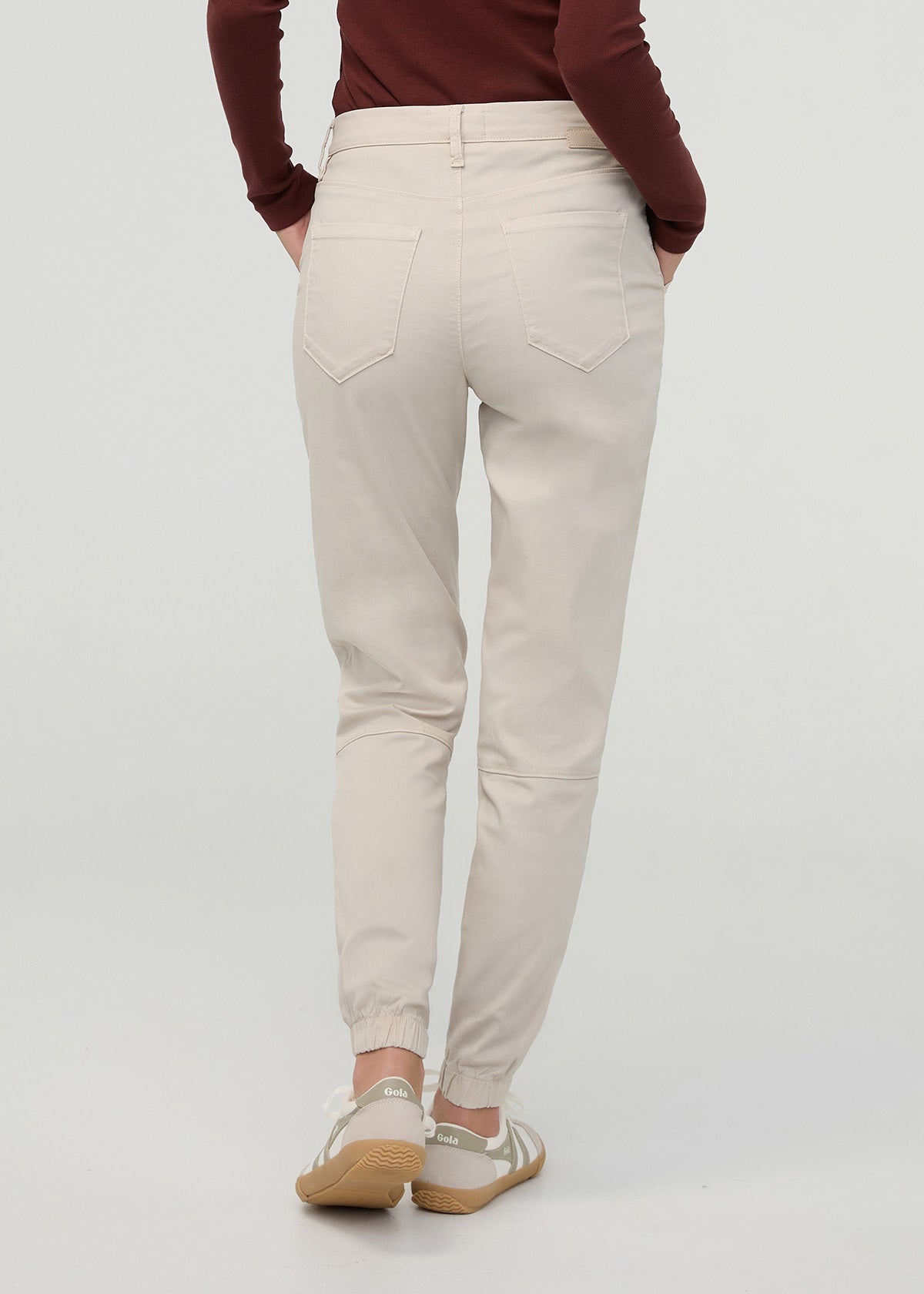 Women's Live Lite High Rise Sandstone Jogger Back