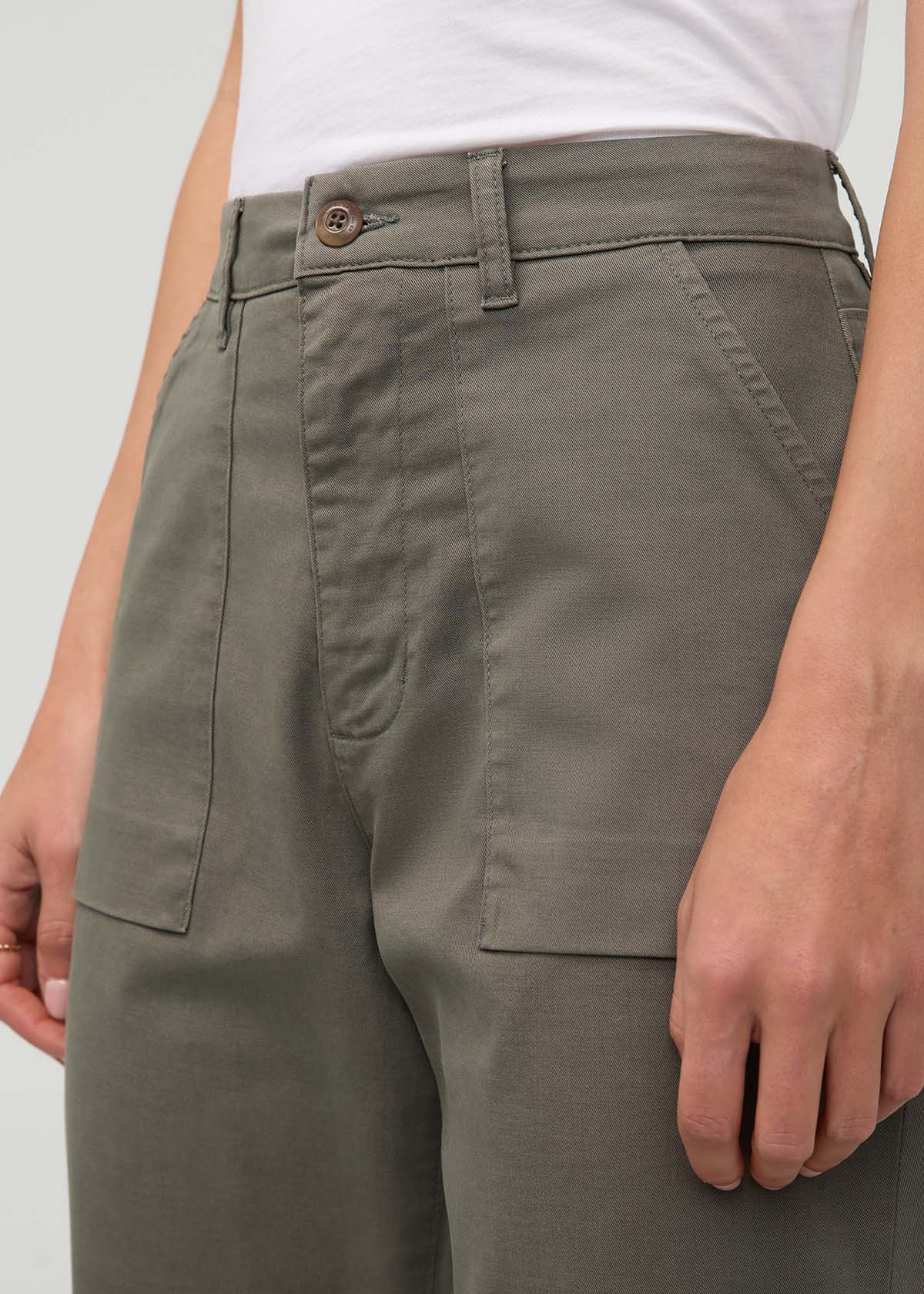 Women's Thyme Stretch Twill Jogger front detail