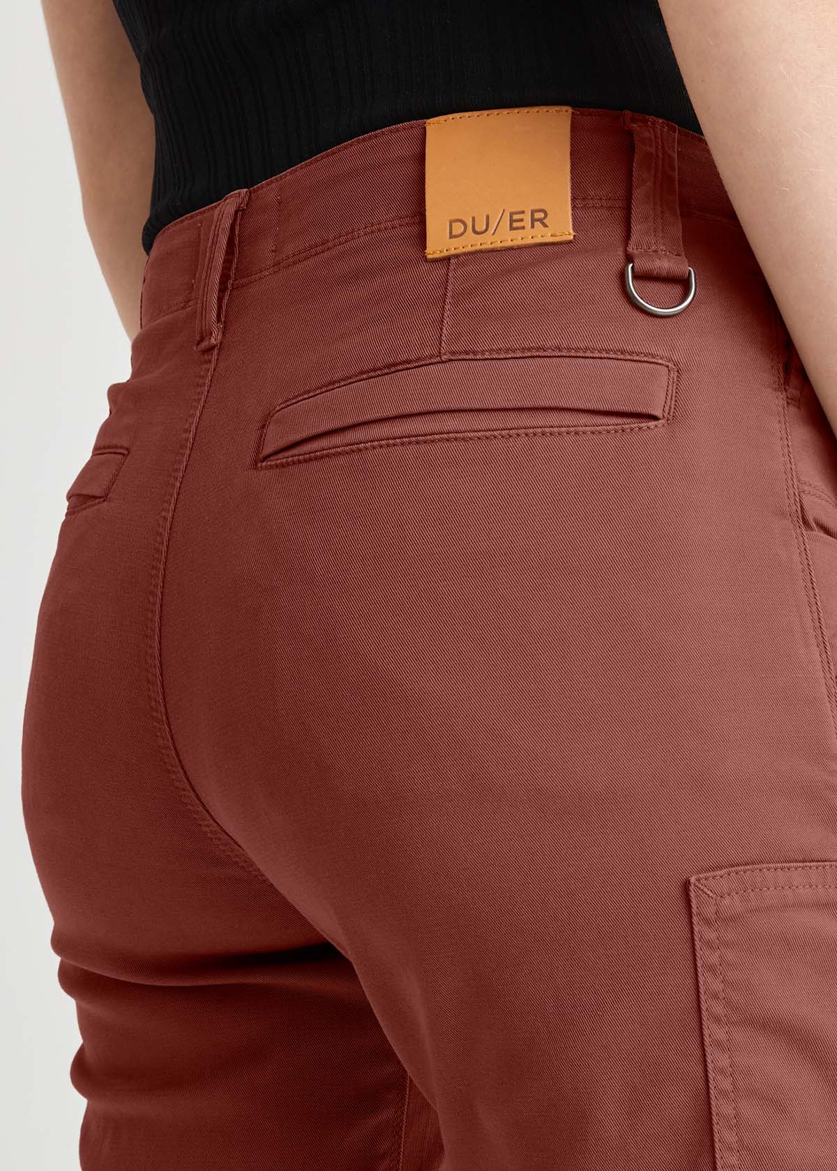 Women's Copper Water-Repellent Cargo Pant Back Detail