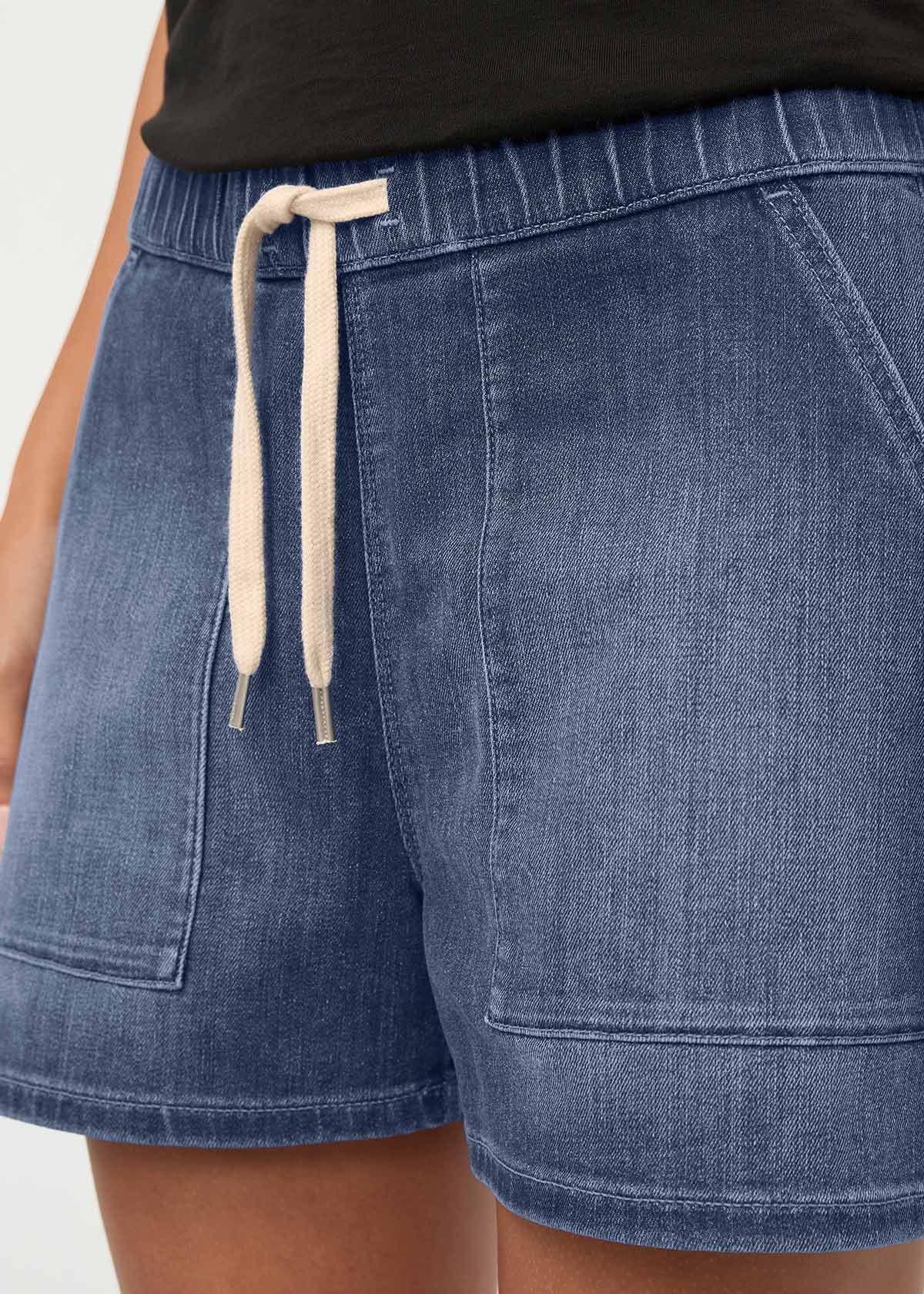 Performance Denim Harbour Short - Seaside Blue