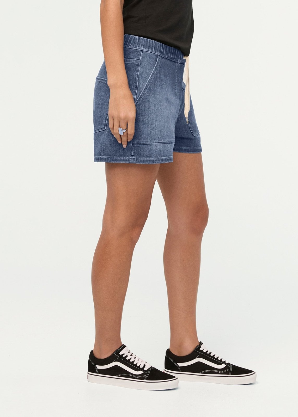 Performance Denim Harbour Short - Seaside Blue