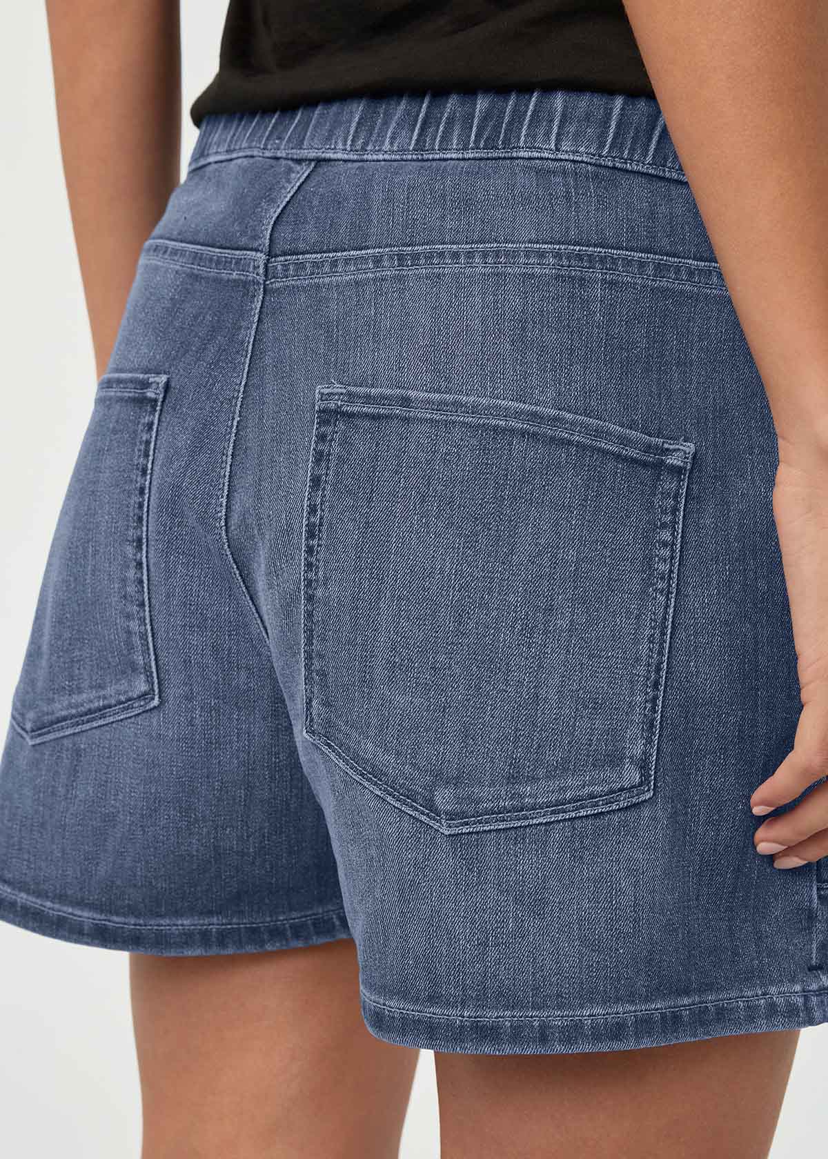 Performance Denim Harbour Short - Seaside Blue