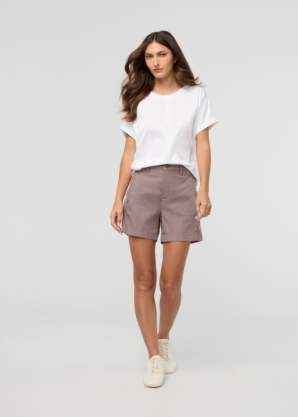Women's Rose High Rise Stretch Twill Short full body
