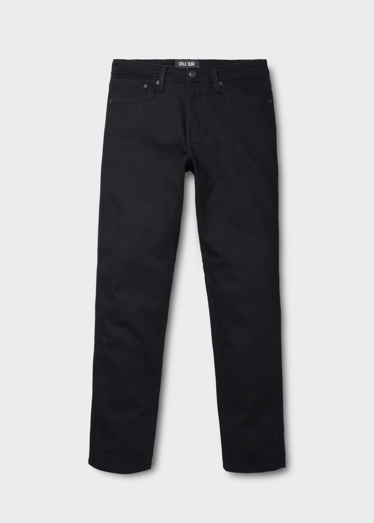 Men's Black Slim Fit Stretch Jeans - Main Image