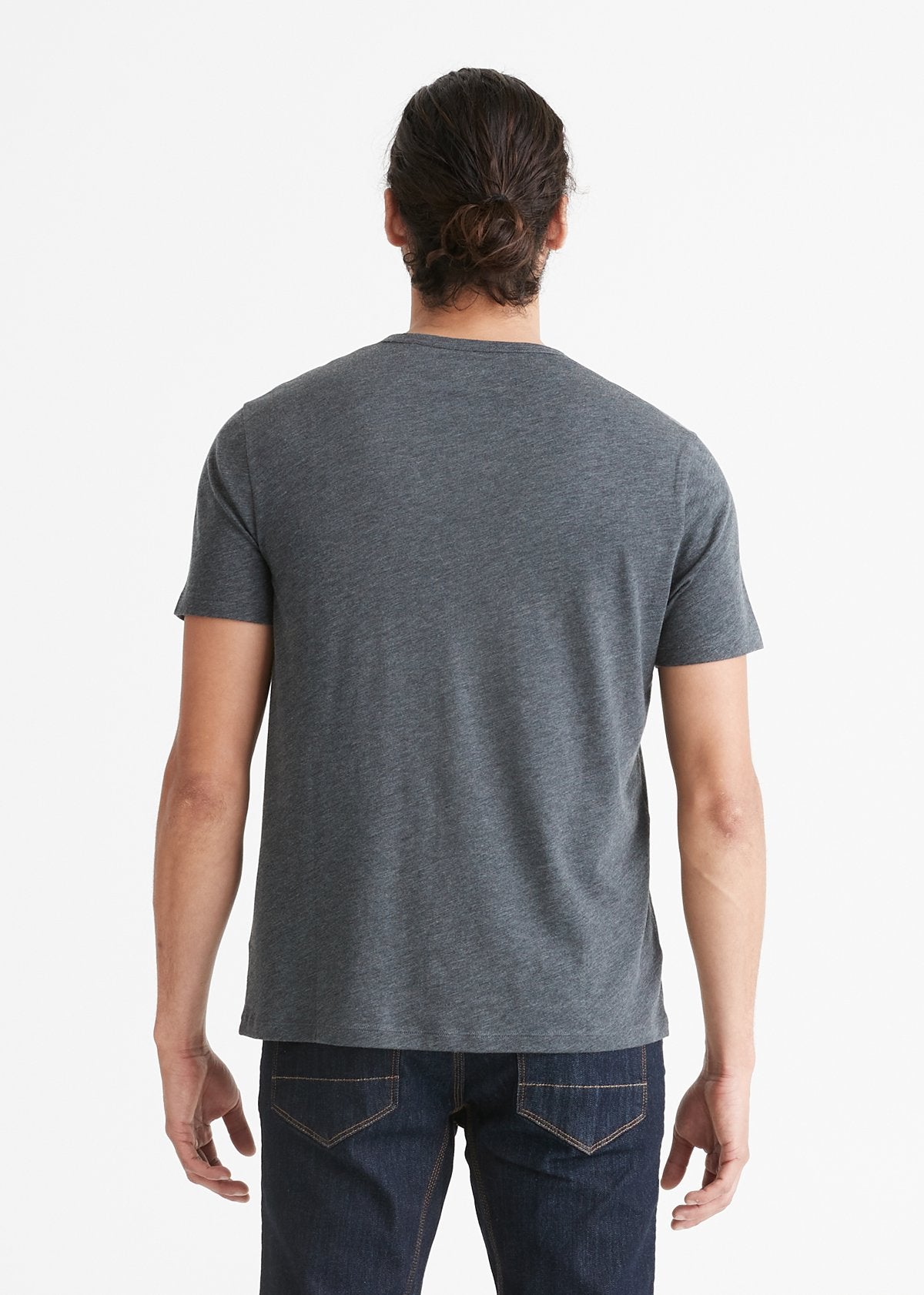 Men's Charcoal Heather Soft Lightweight T-Shirt