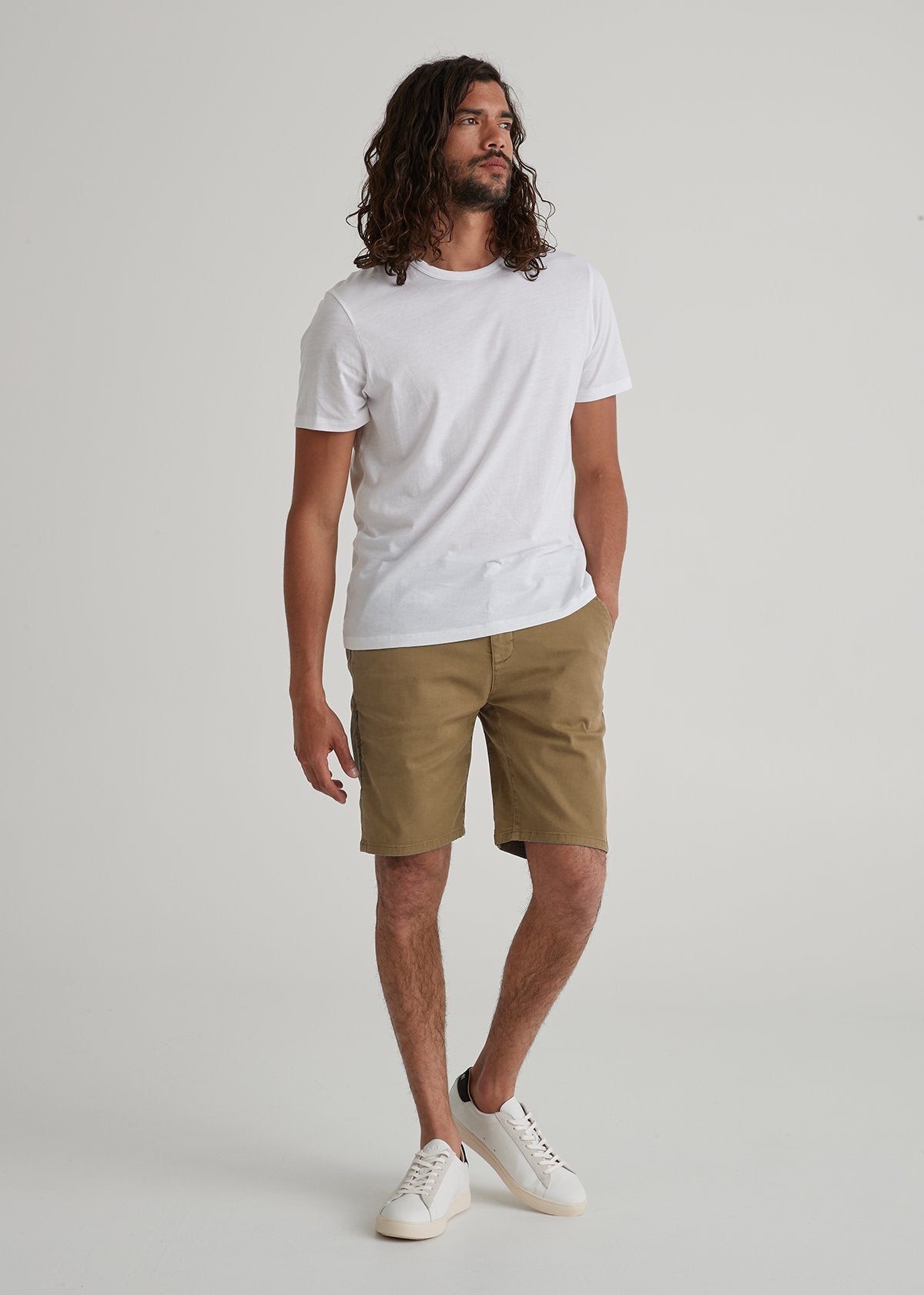 All in Motion Men's Soft Stretch Shorts 9 - (US, Alpha, Small, Regular,  Regular, Light Gray) at  Men's Clothing store