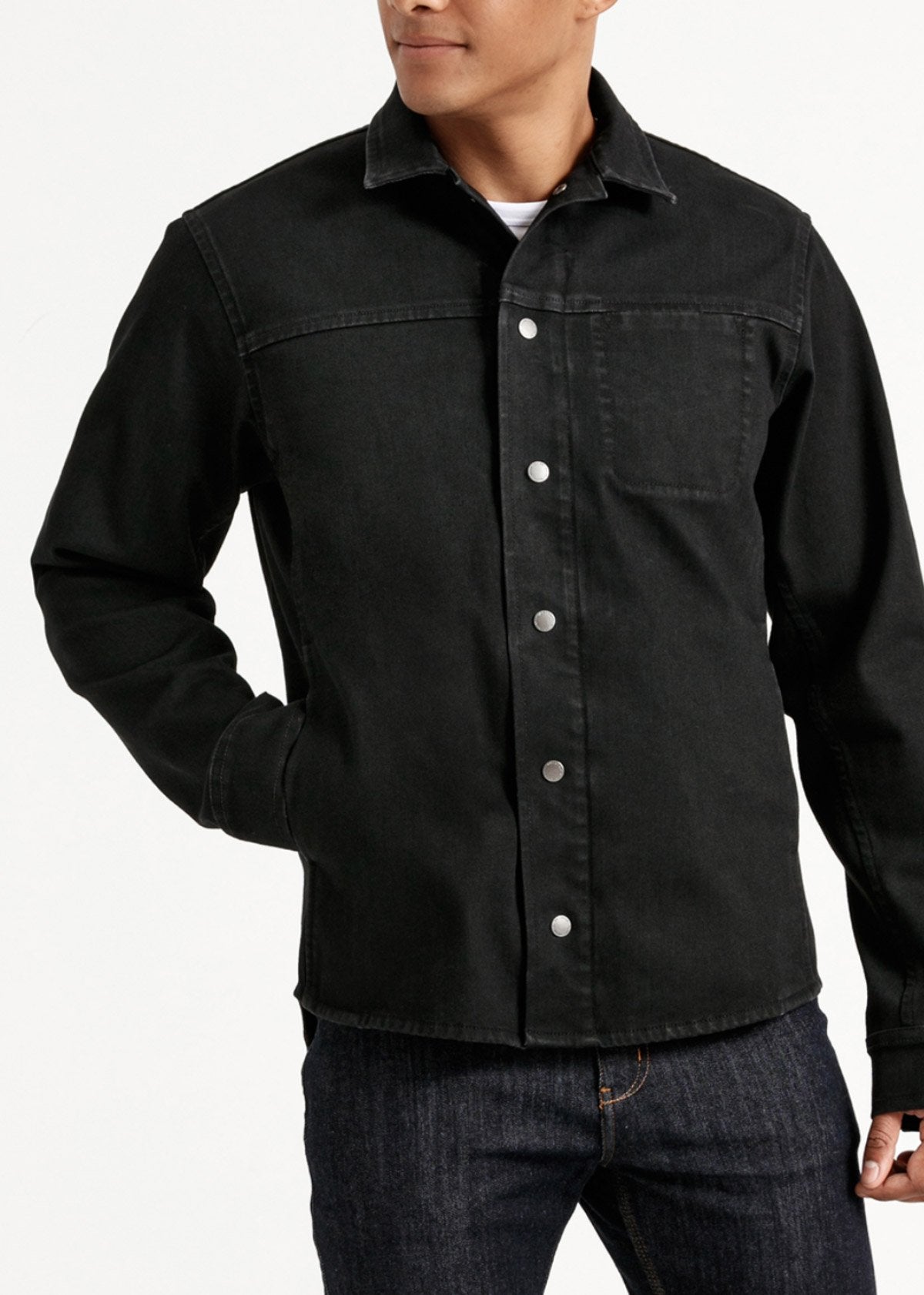 Men's Water Resistant Stretch Denim Jacket
