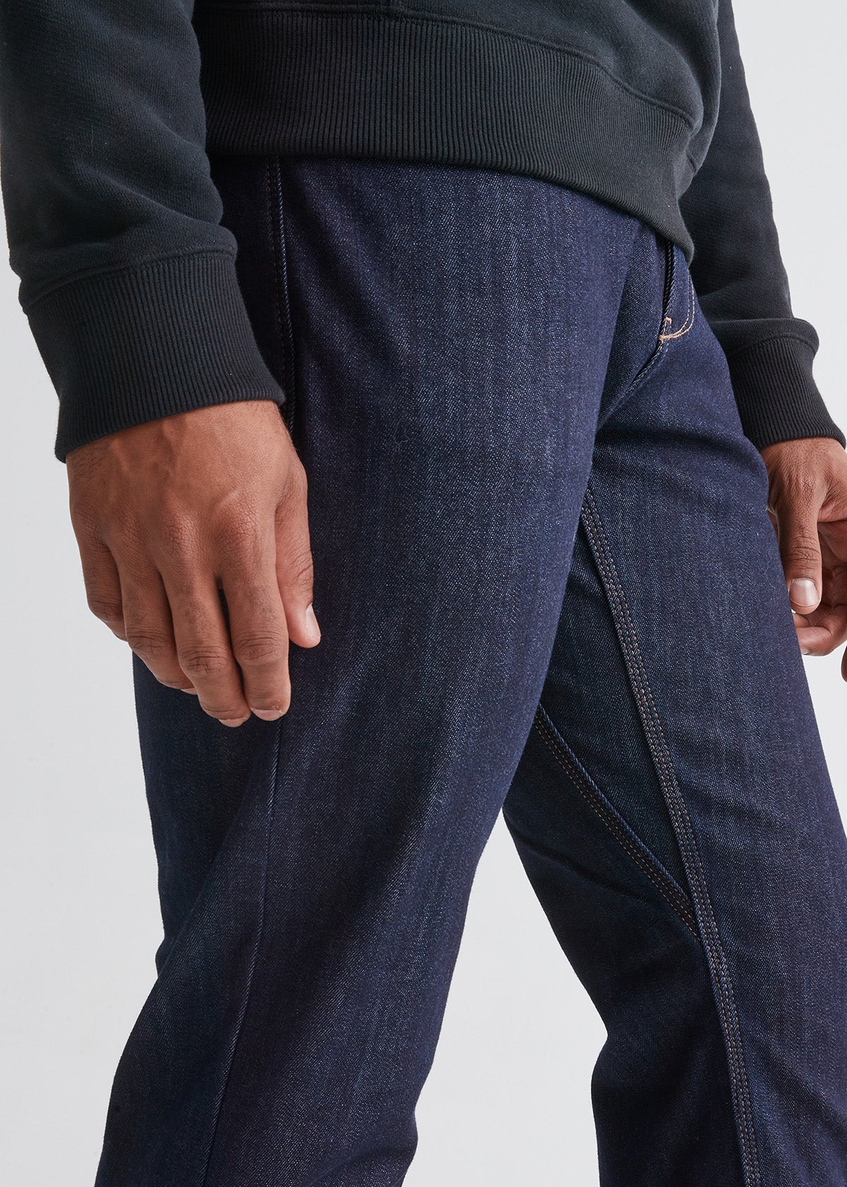 Men's Dark Blue Waterproof Membrane Relaxed Stretch Jeans
