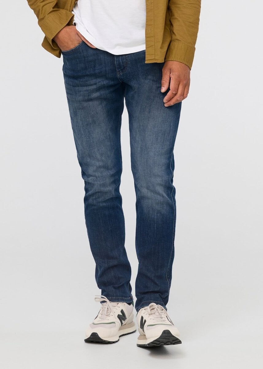 Mens stretch blue jeans Clearance