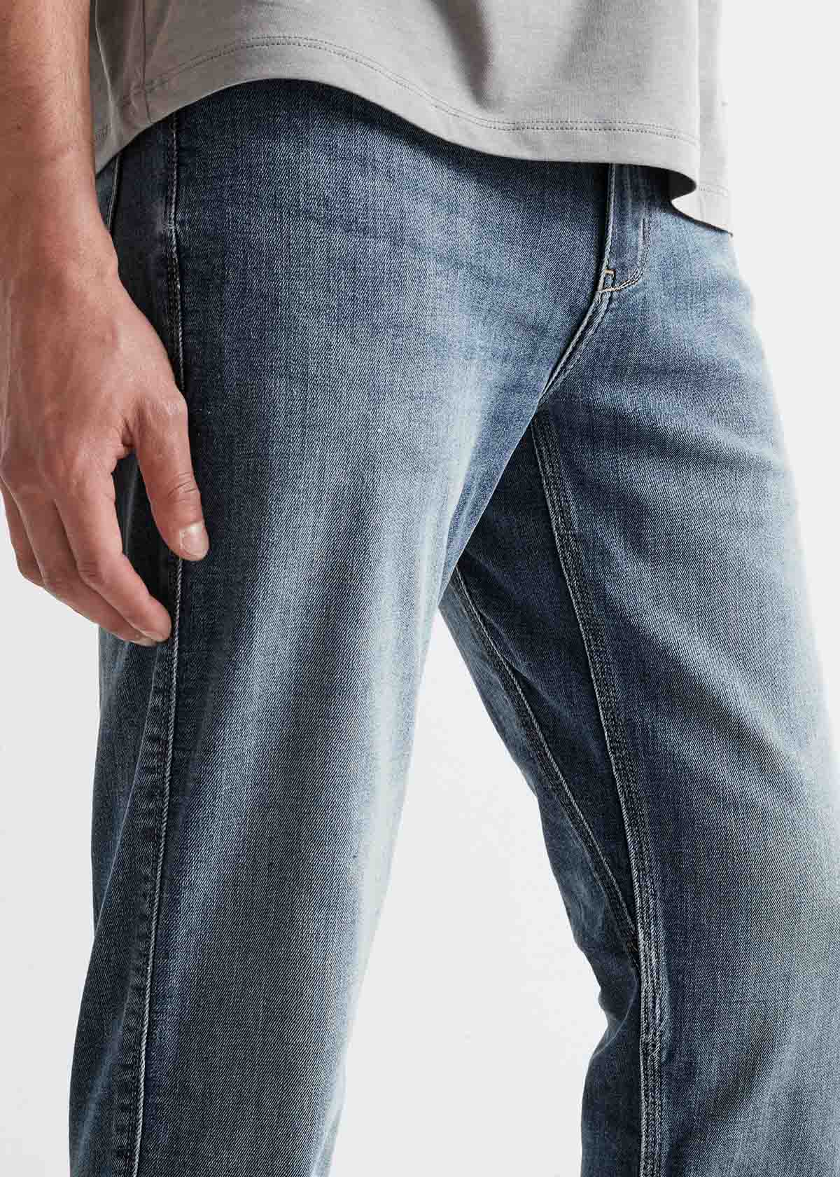 Men's Light Blue Stretch Denim Jeans