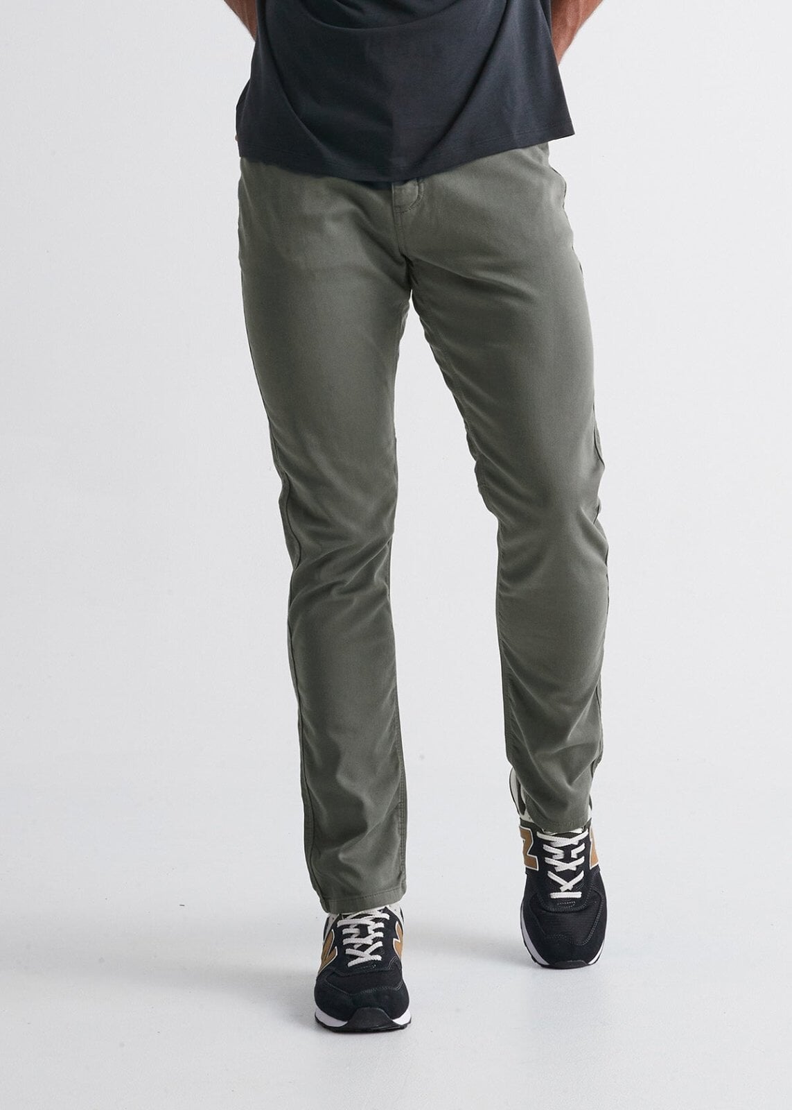 mens grey relaxed fit dress sweatpant front