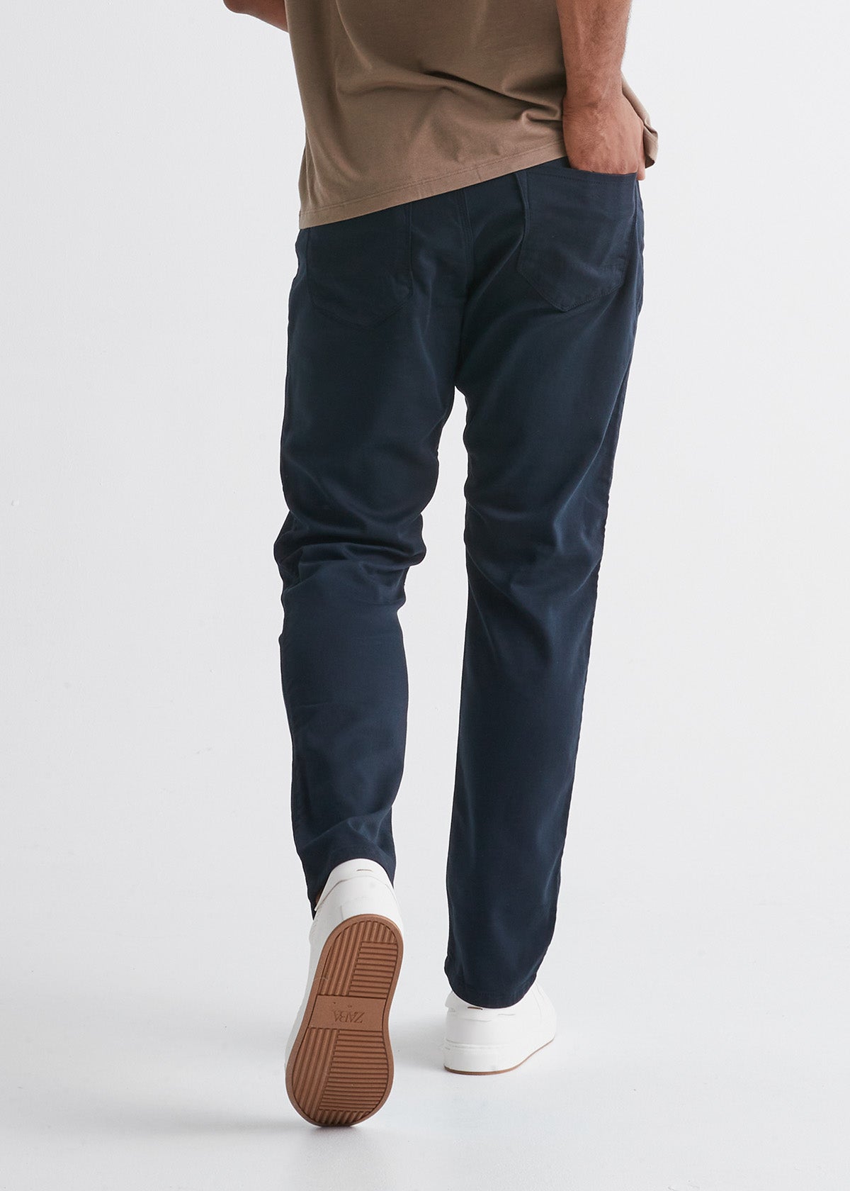 Men's Navy Blue Relaxed Fit Dress Sweatpant