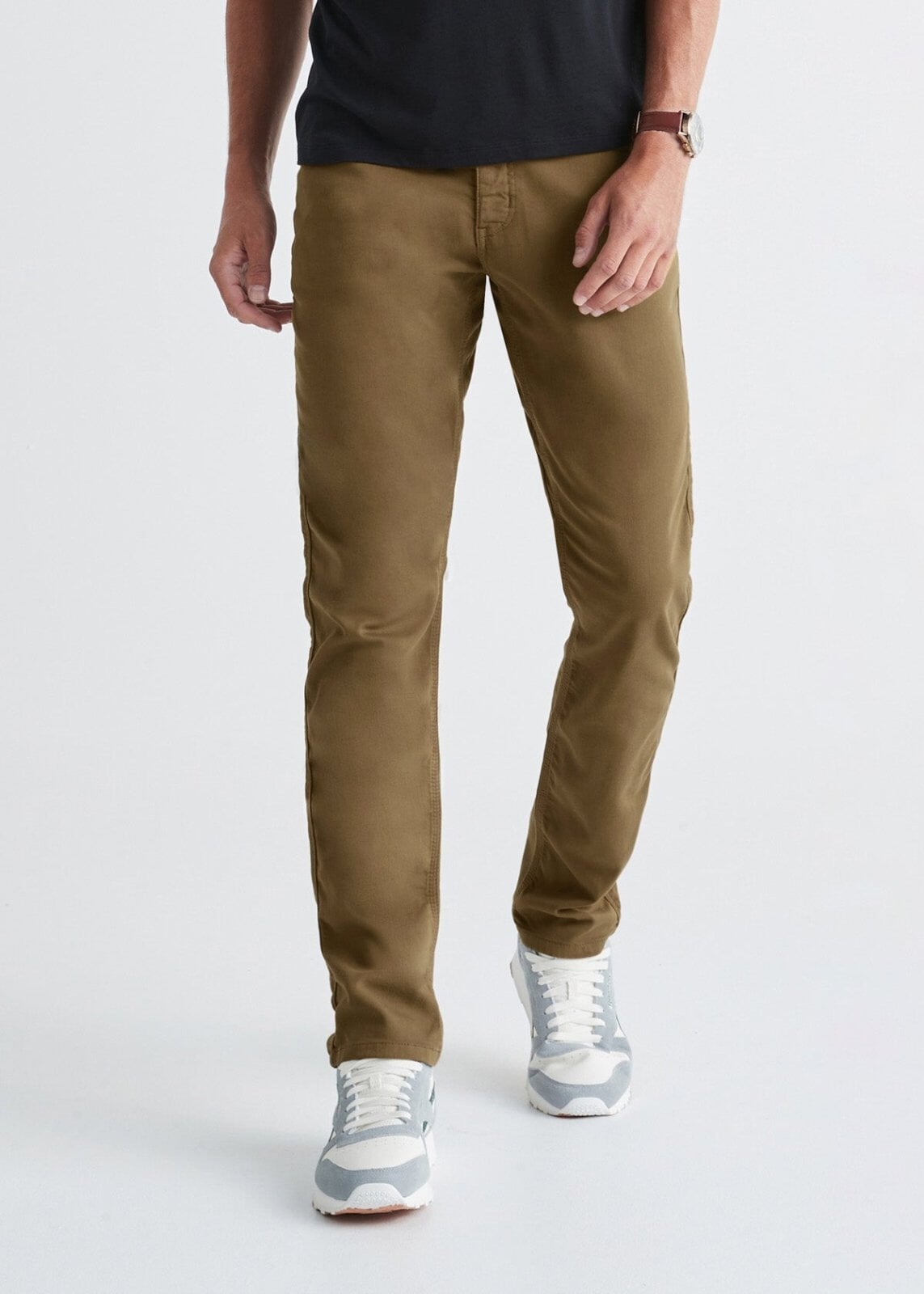 Men's Mustard Relaxed Fit Dress Sweatpant - Main Image