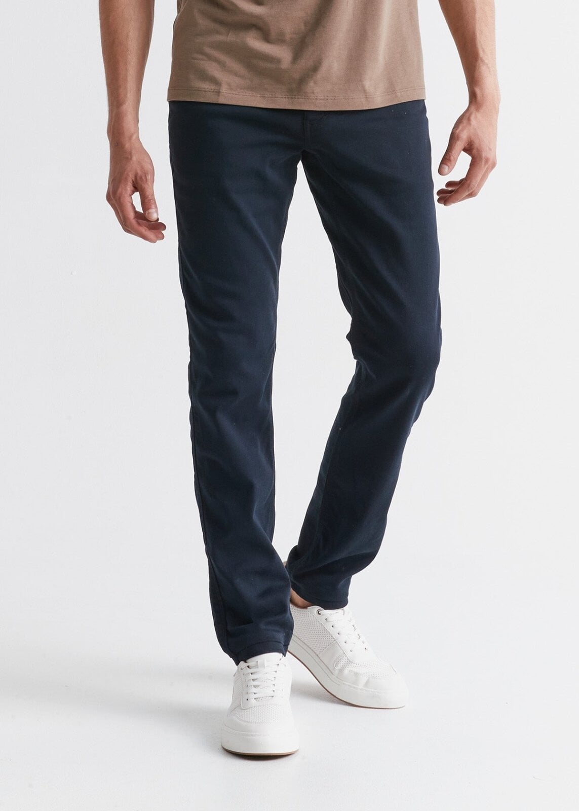 Men's Navy Blue Slim Fit Dress Sweatpant