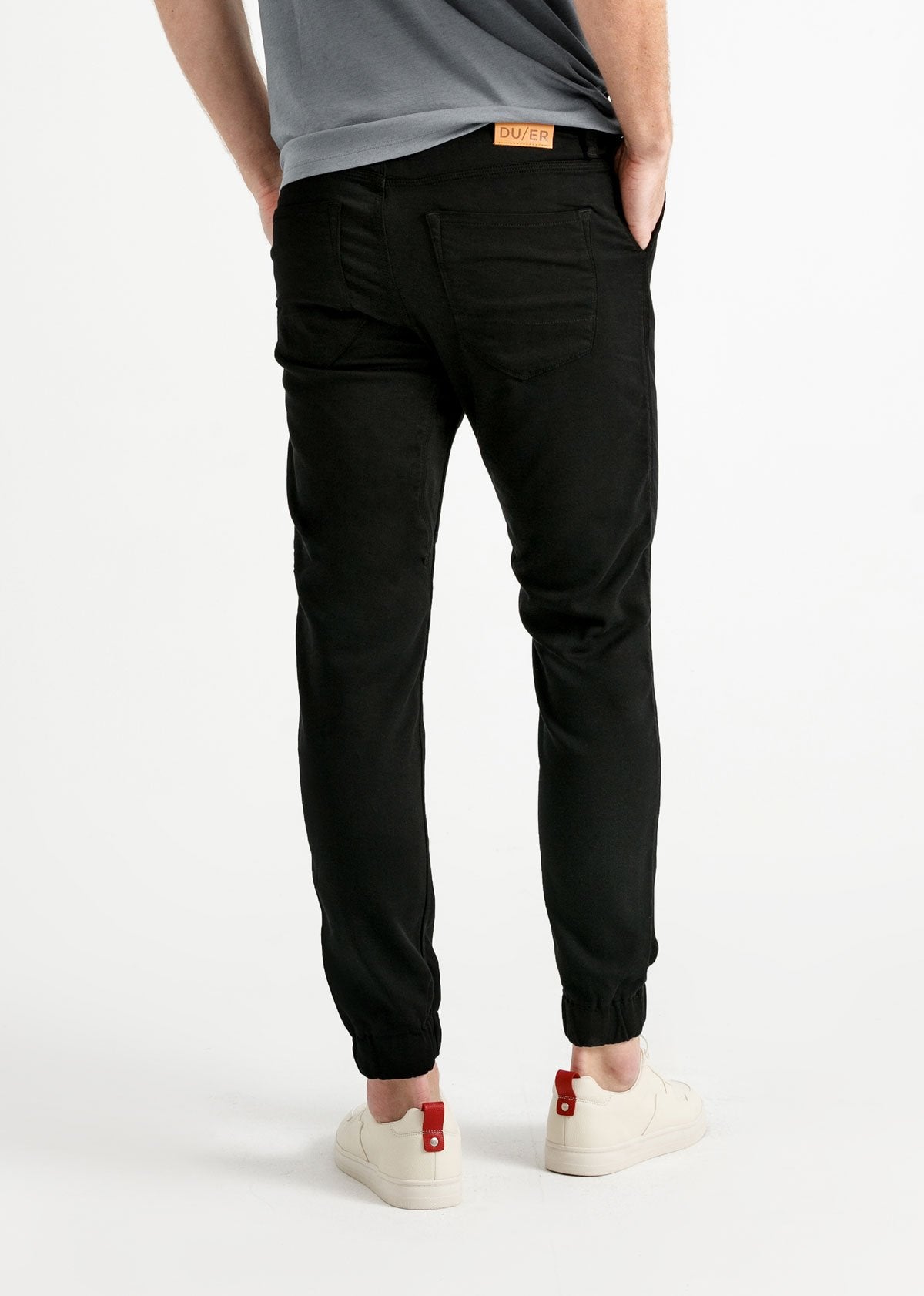 Hollister Icon Logo Side Tape Track joggers in Black for Men