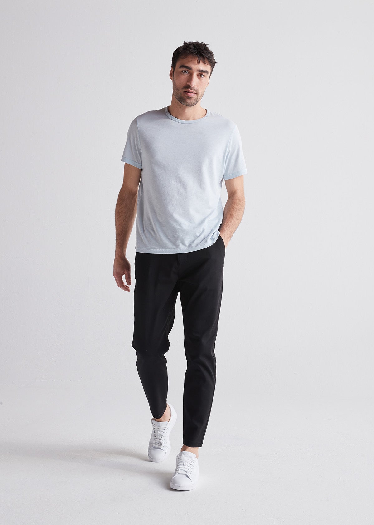 The Weekend Stretch - Straight Fit Trousers for Men